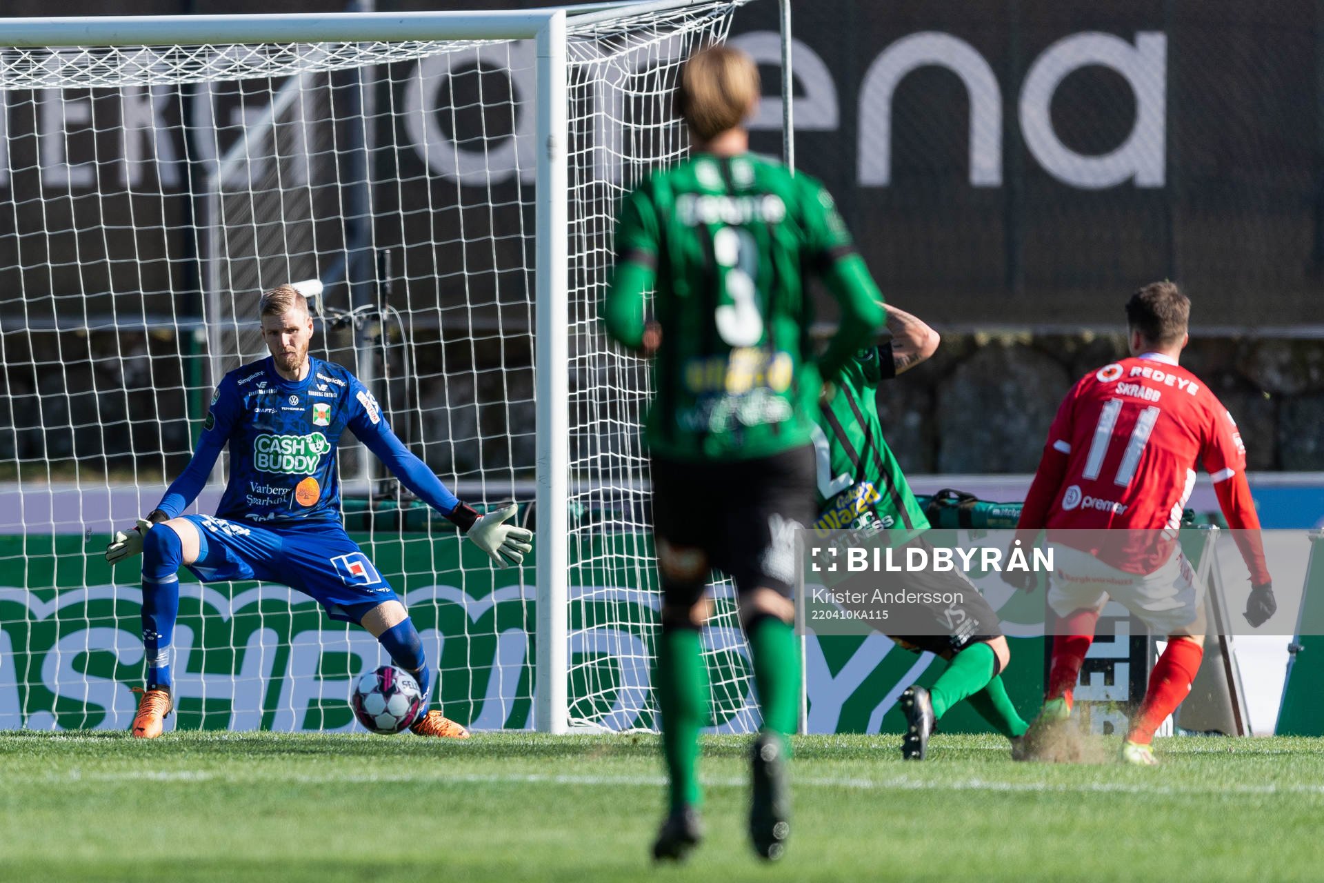 Varbergs målvakt Fredrik Andersson