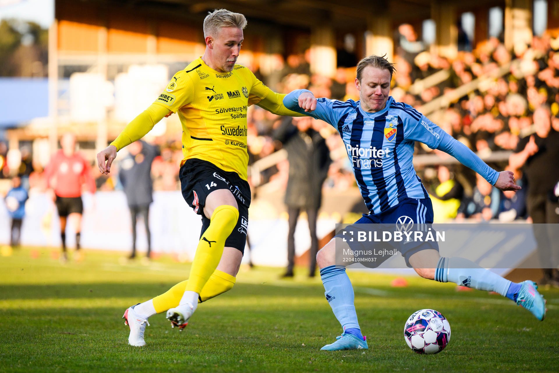 Mjällbys Herman Johansson och Djurgårdens Elliot Käck