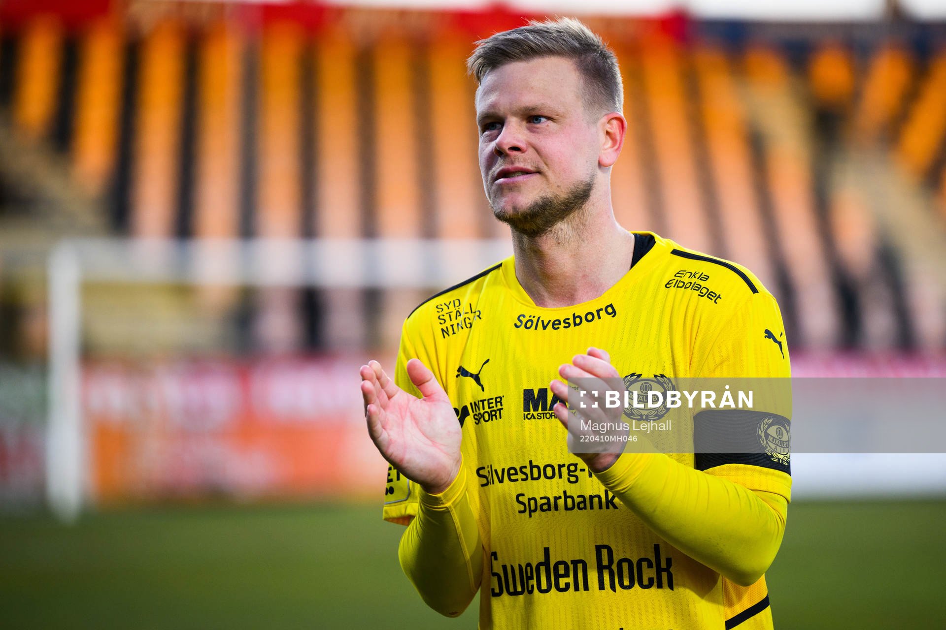 Mjällbys David Löfquist jublar