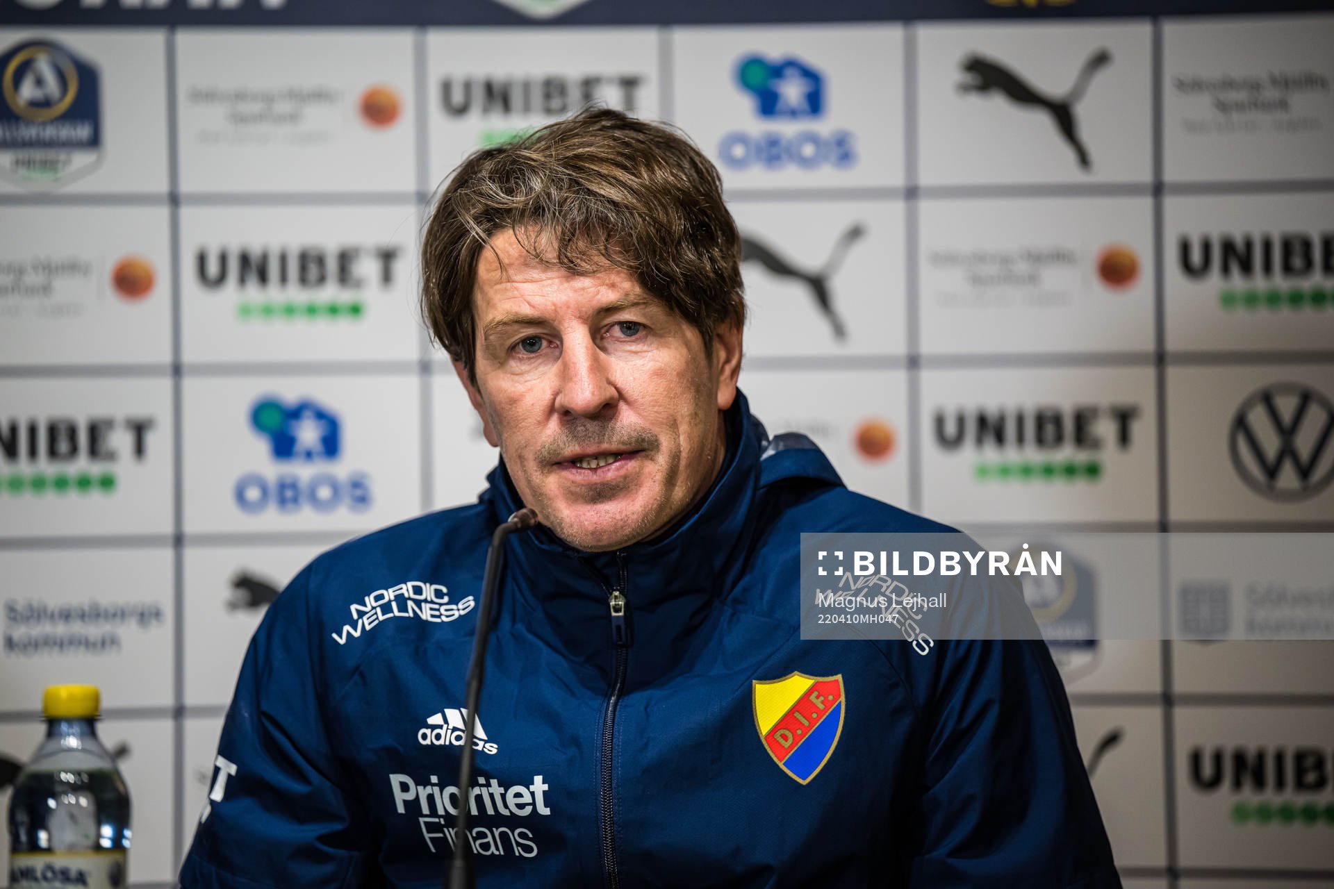 Djurgårdens tränare Thomas Lagerlöf
