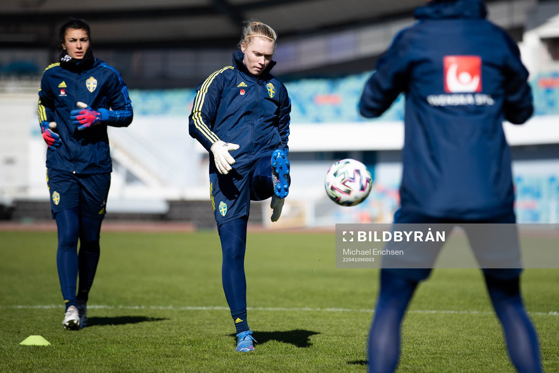 Goalkeeper Hedvig Lindahl of Sweden