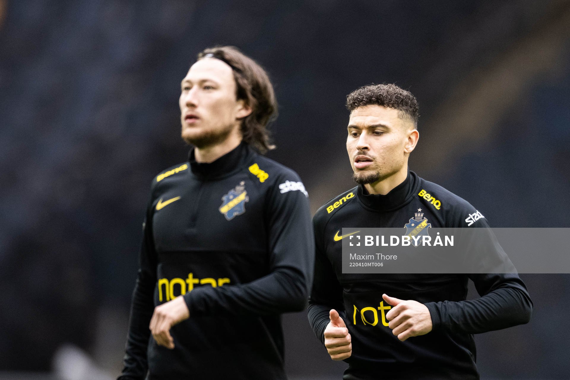 s Axel Björnström och Jordan Larsson