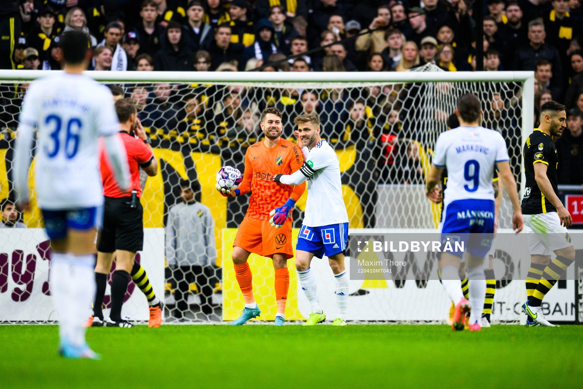 s målvakt Kristoffer Nordfeldt och IFK Norrköpings
