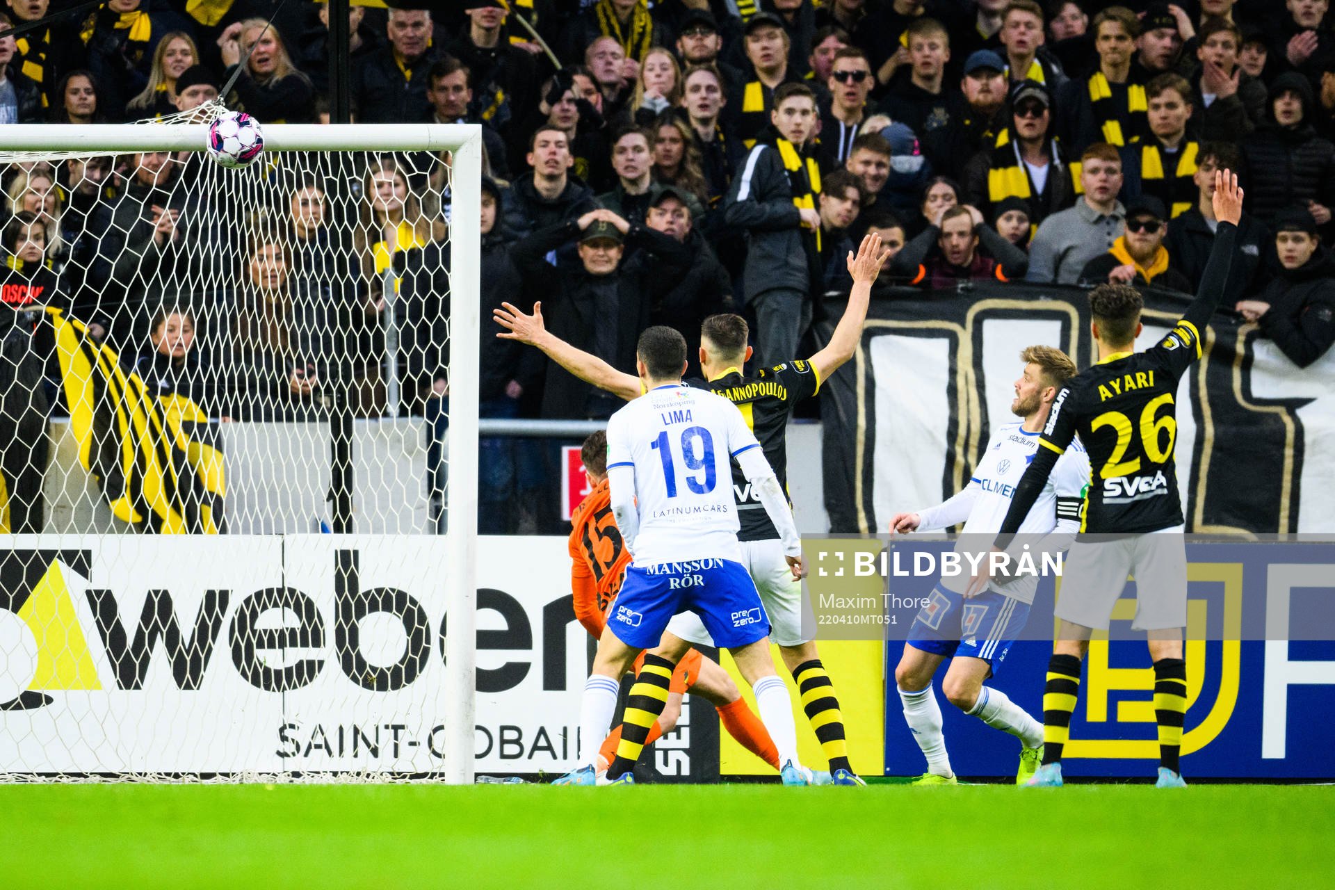s målvakt Kristoffer Nordfeldt och IFK Norrköpings