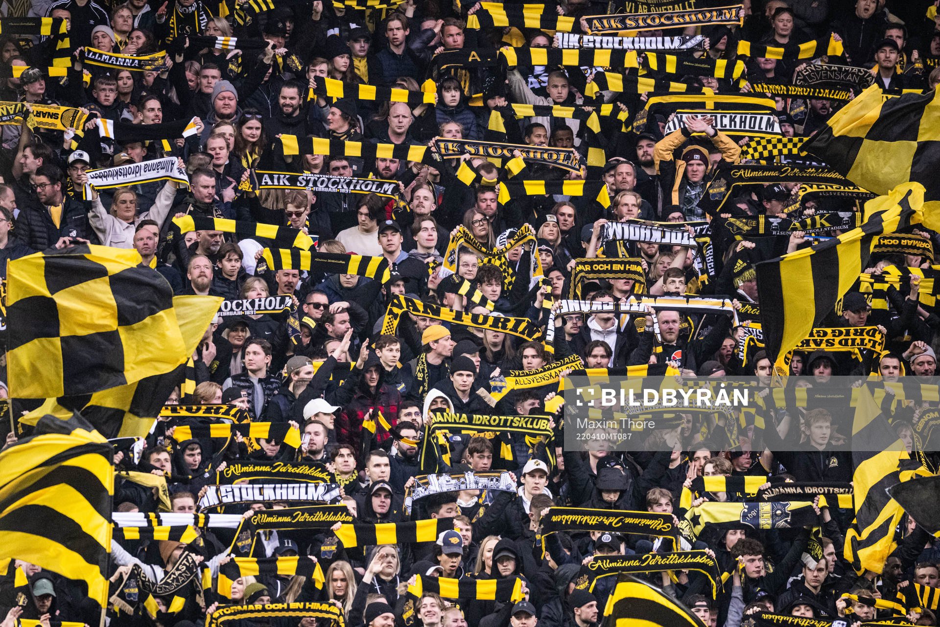 under fotbollsmatchen i Allsvenskan mellan AIK och IFK