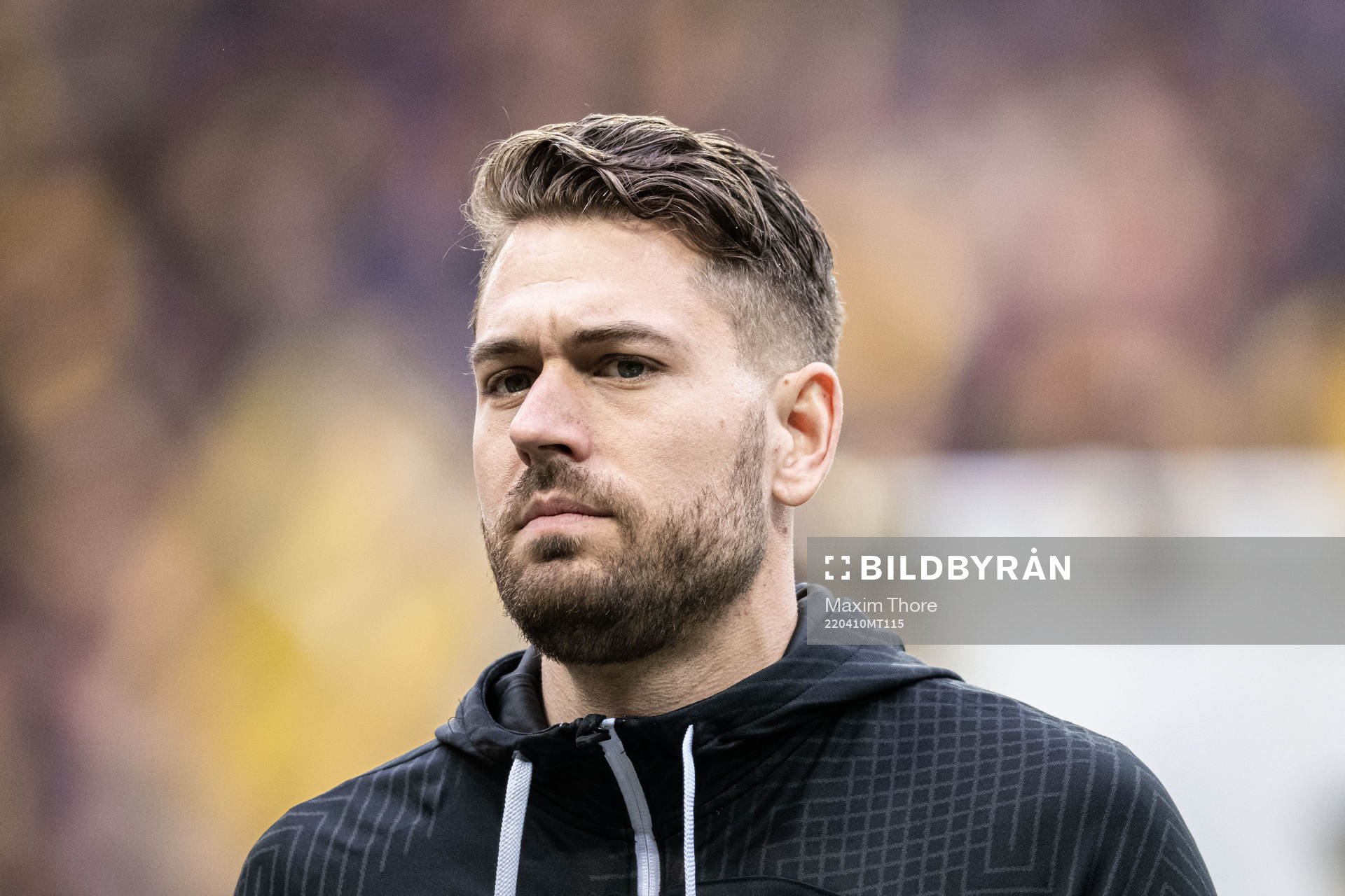 s målvakt Kristoffer Nordfeldt vid lineup