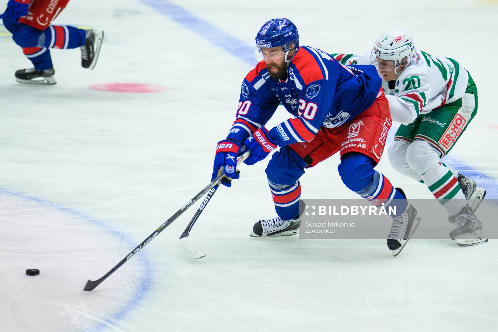Oskarshamns Hynek Zohorna och Rögles Oliver Tärnström