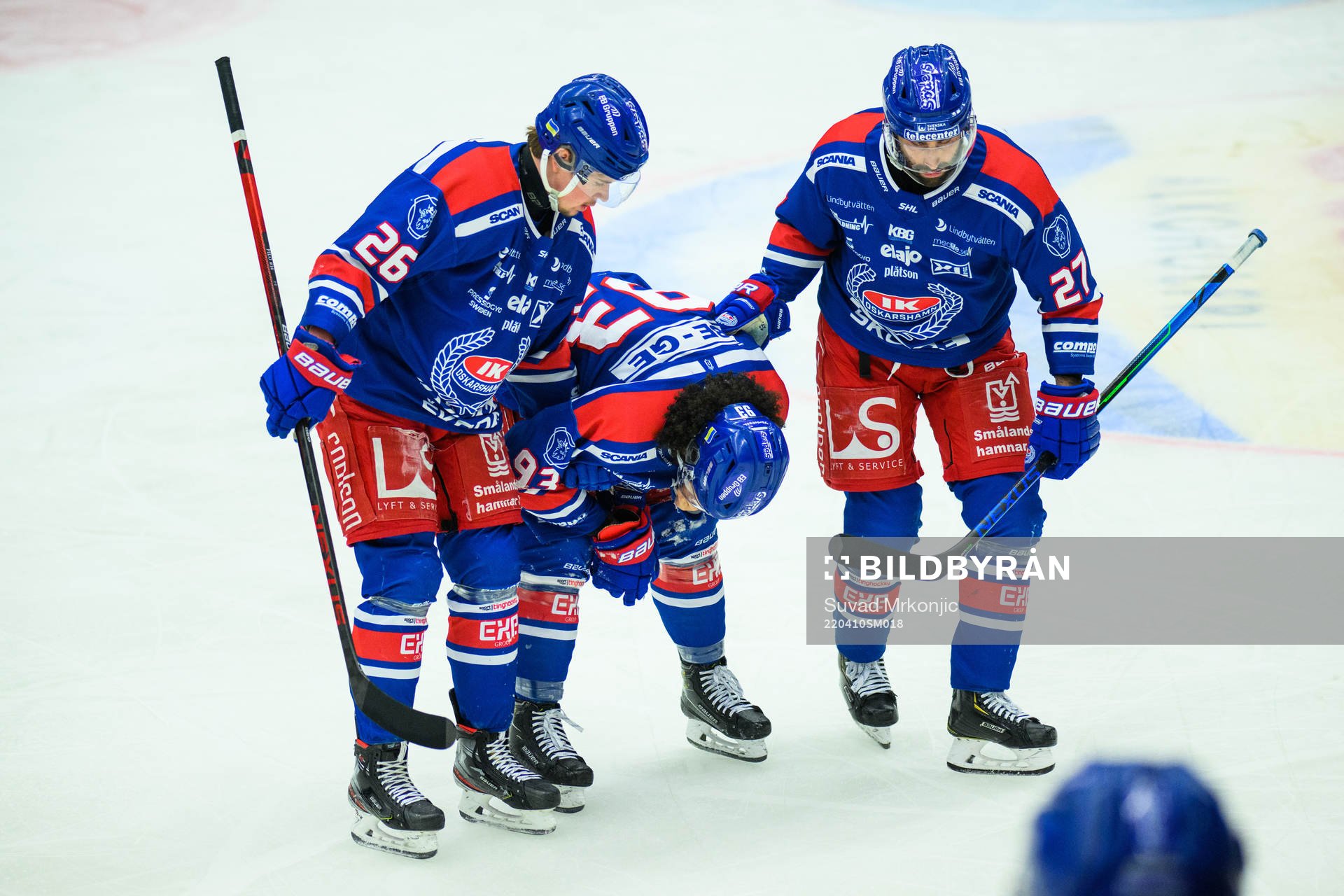 Oskarshamns Cameron Brace har ont