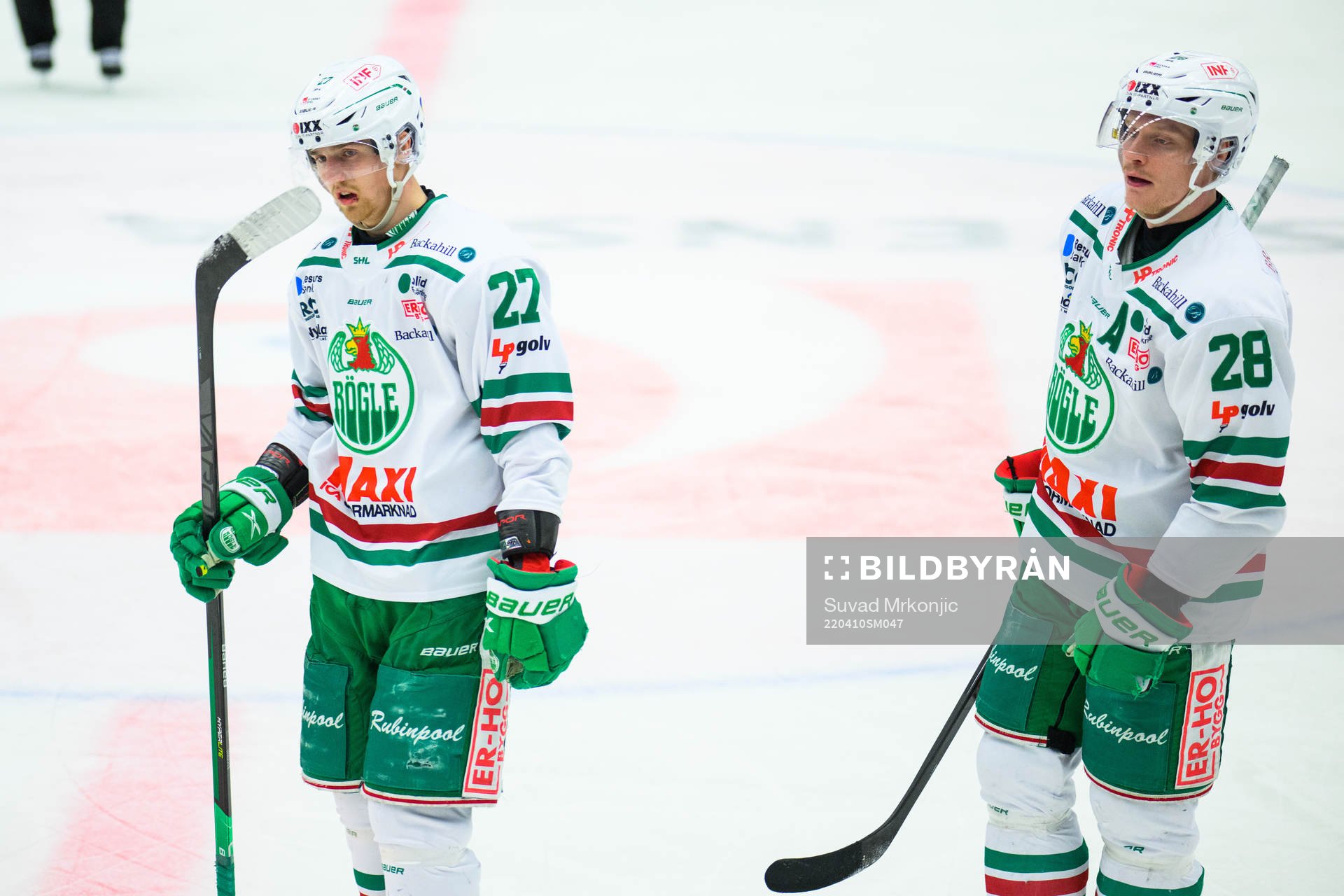 Rögles Linus Sjödin och Anton Bengtsson deppar