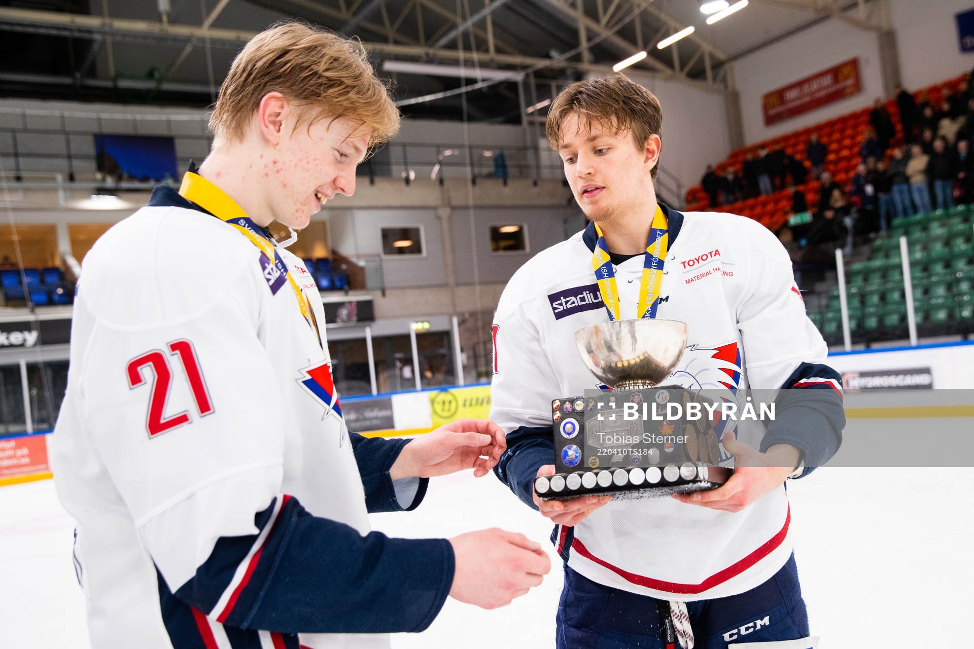 Linköpings Filip Bystedt och William Nestun
