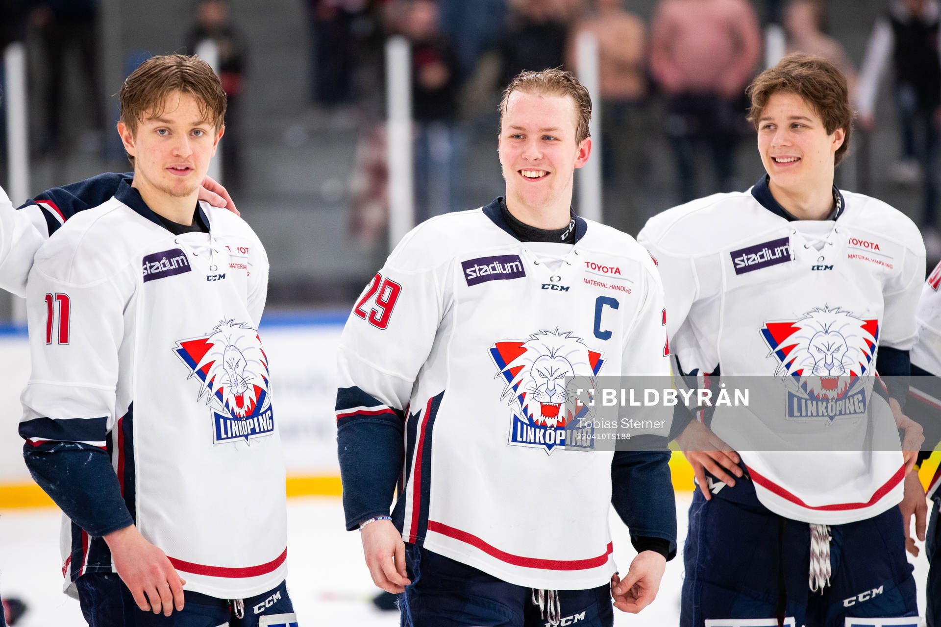 Linköpings William Nestun, Georg Weigelt och Rasmus