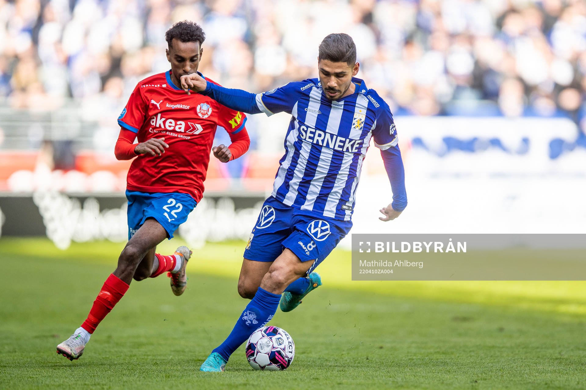 Helsingborgs Taha Ali och IFK Göteborgs Hosam Aiesh