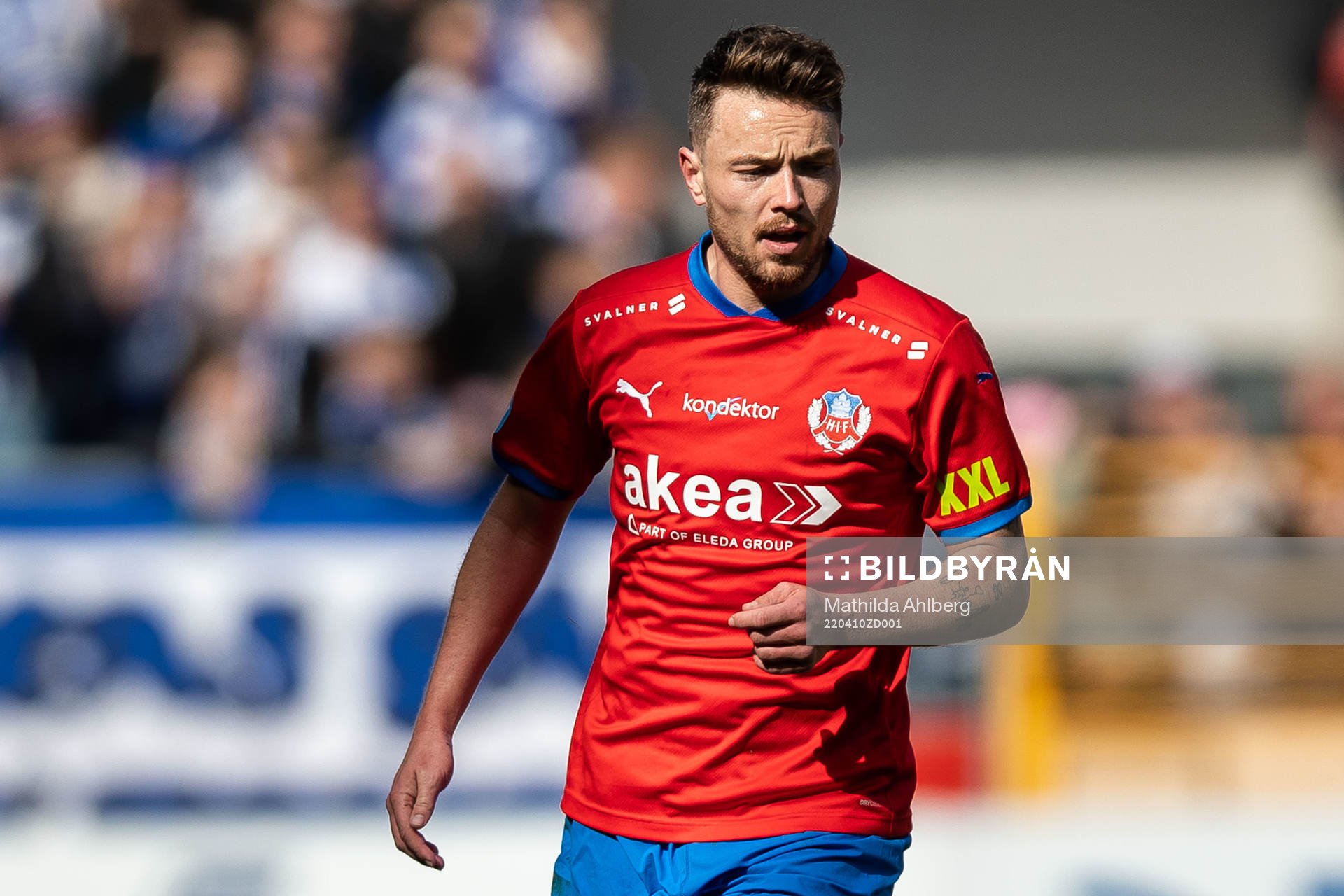 Helsingborgs Viljormur Davidsen deppar
