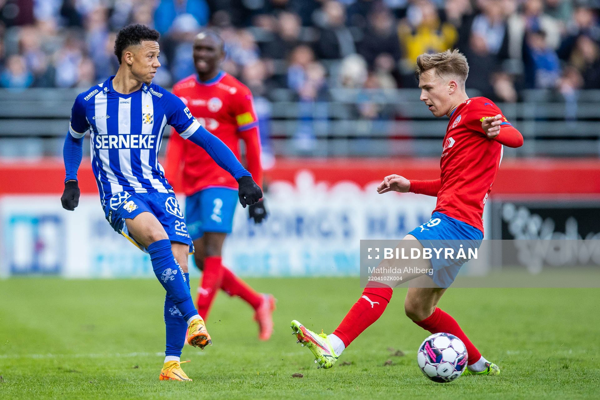 IFK Göteborgs Tobias Sana och Helsingborgs Lucas Lingman