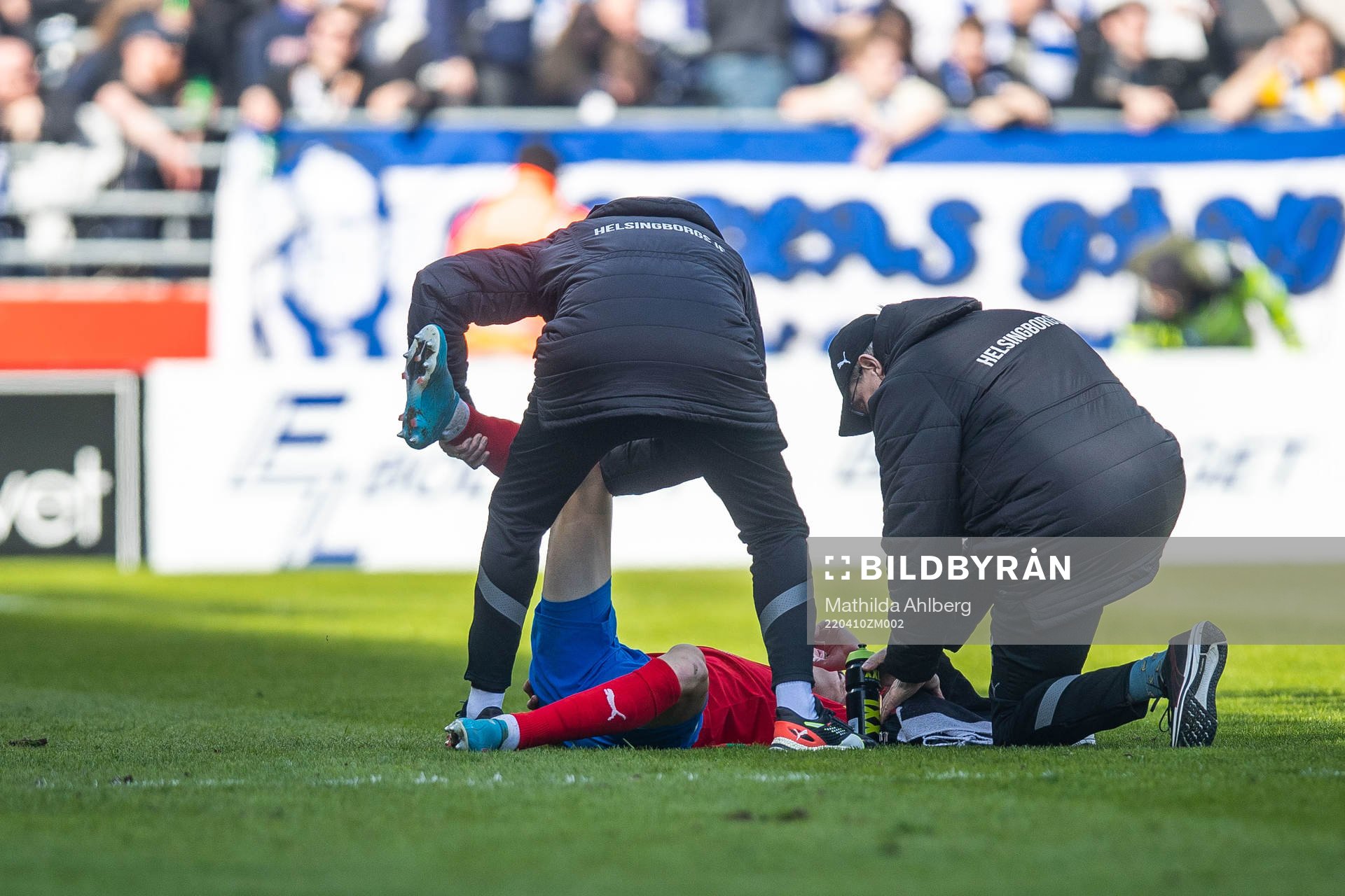 Helsingborgs Armin Gigovic får behandling