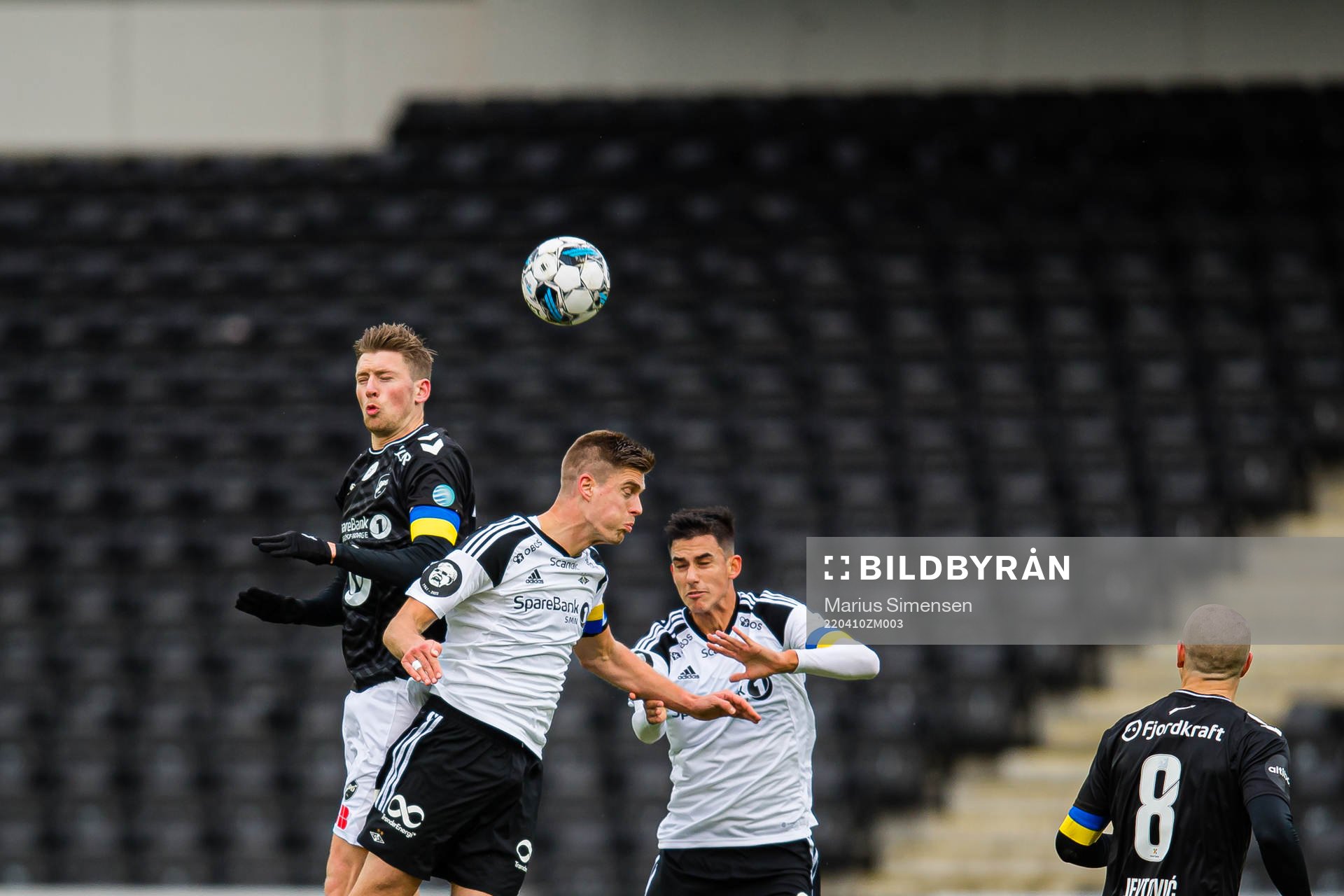 Tobias Lauritsen of Odd and Markus Henriksen of Rosenborg
