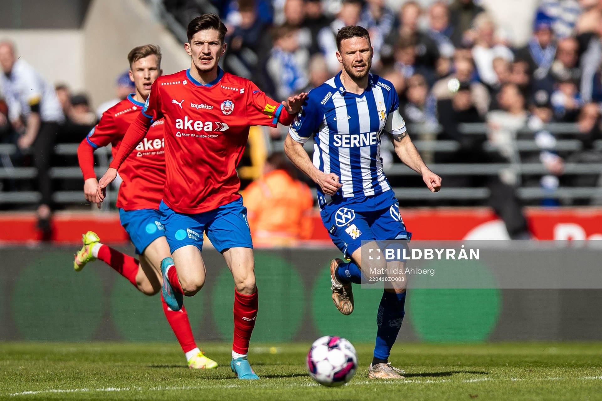 Helsingborgs Armin Gigovic och IFK Göteborgs Marcus Berg