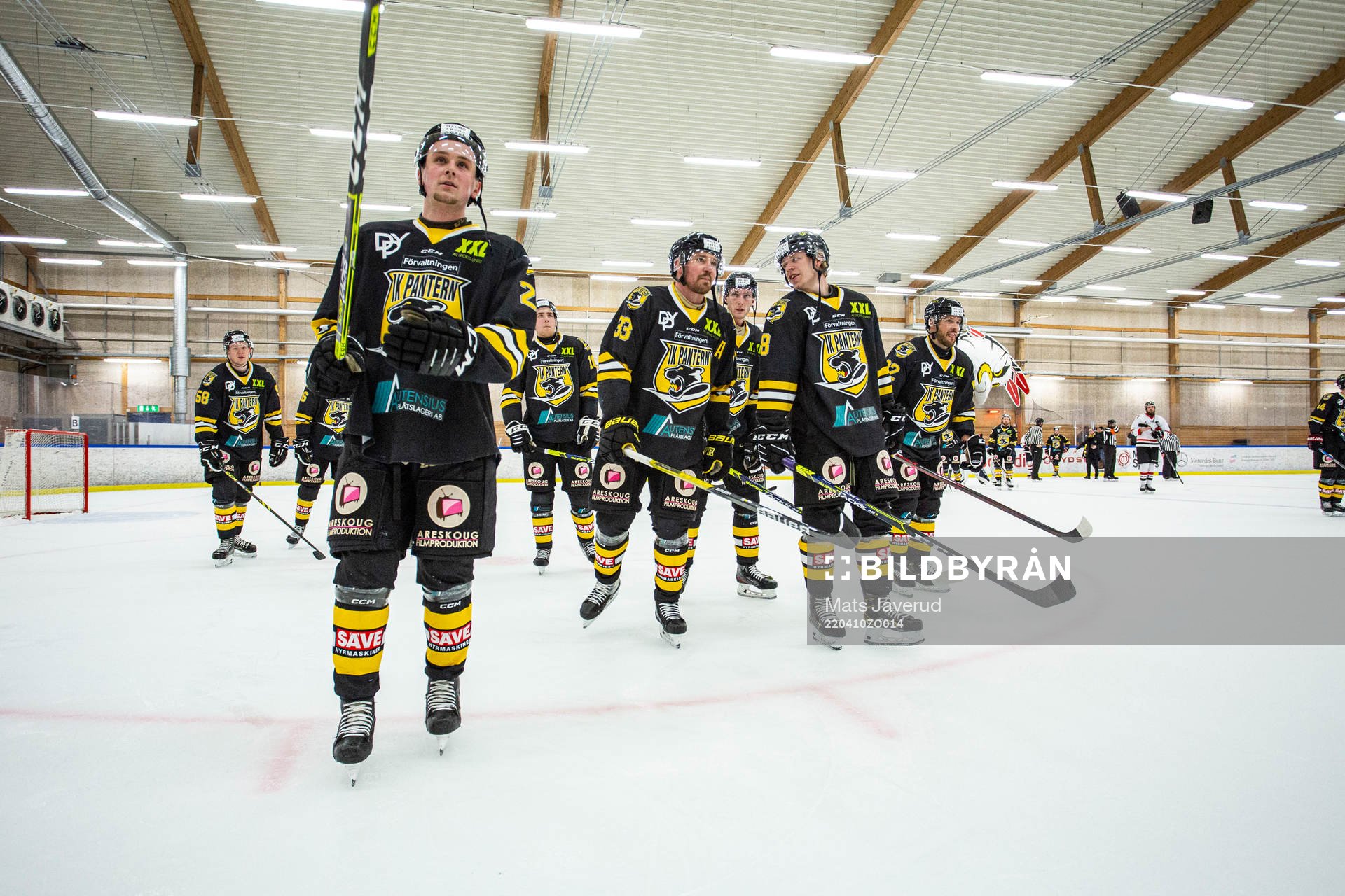 Panterns spelare jublar