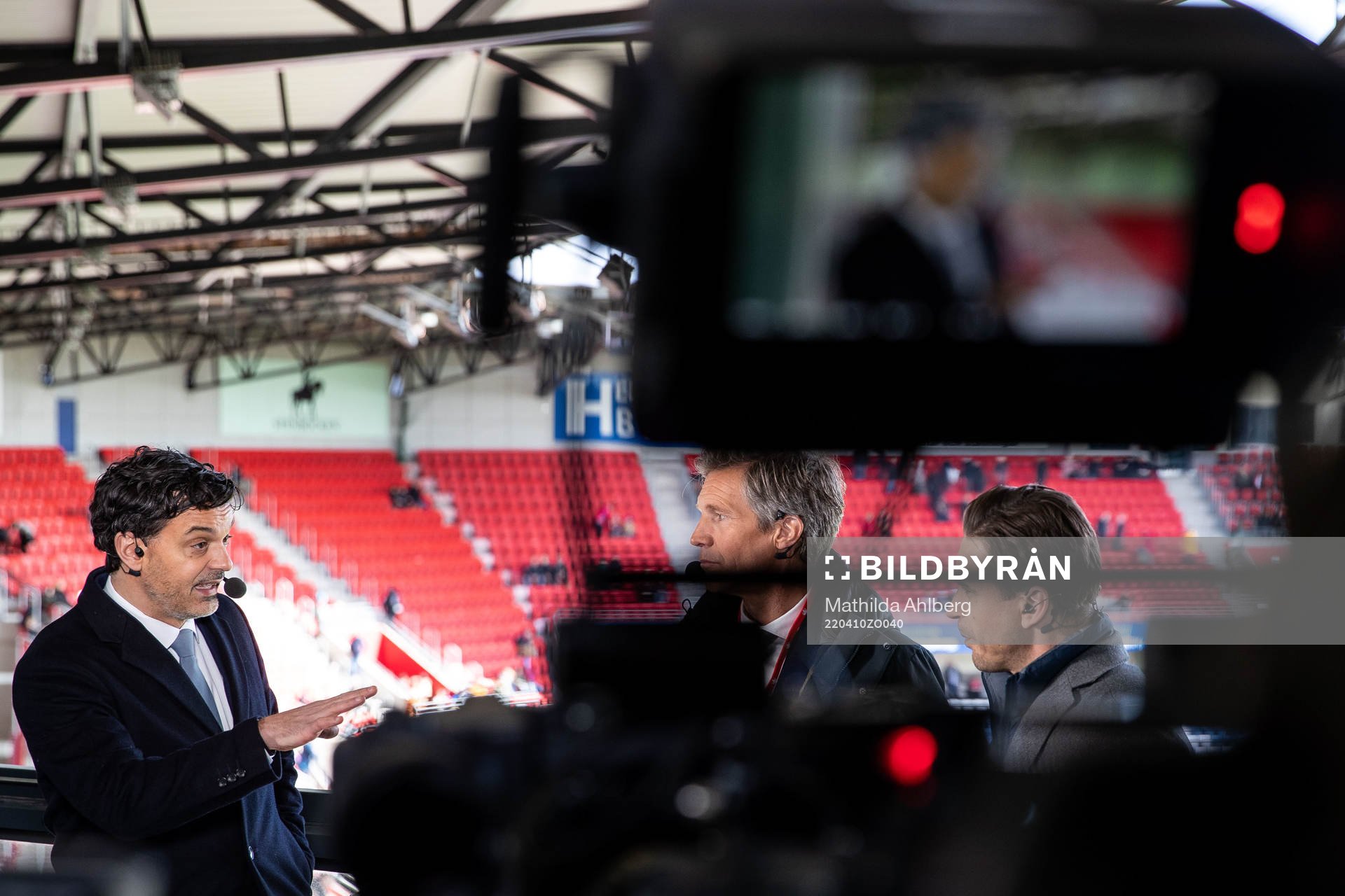 Discovery+ studio med Tommy Åström, Jens Fjellström och