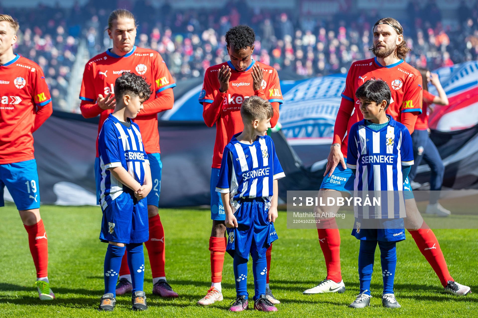 Helsingborgs Charlie Weberg, Taha Ali och Ali Suljic