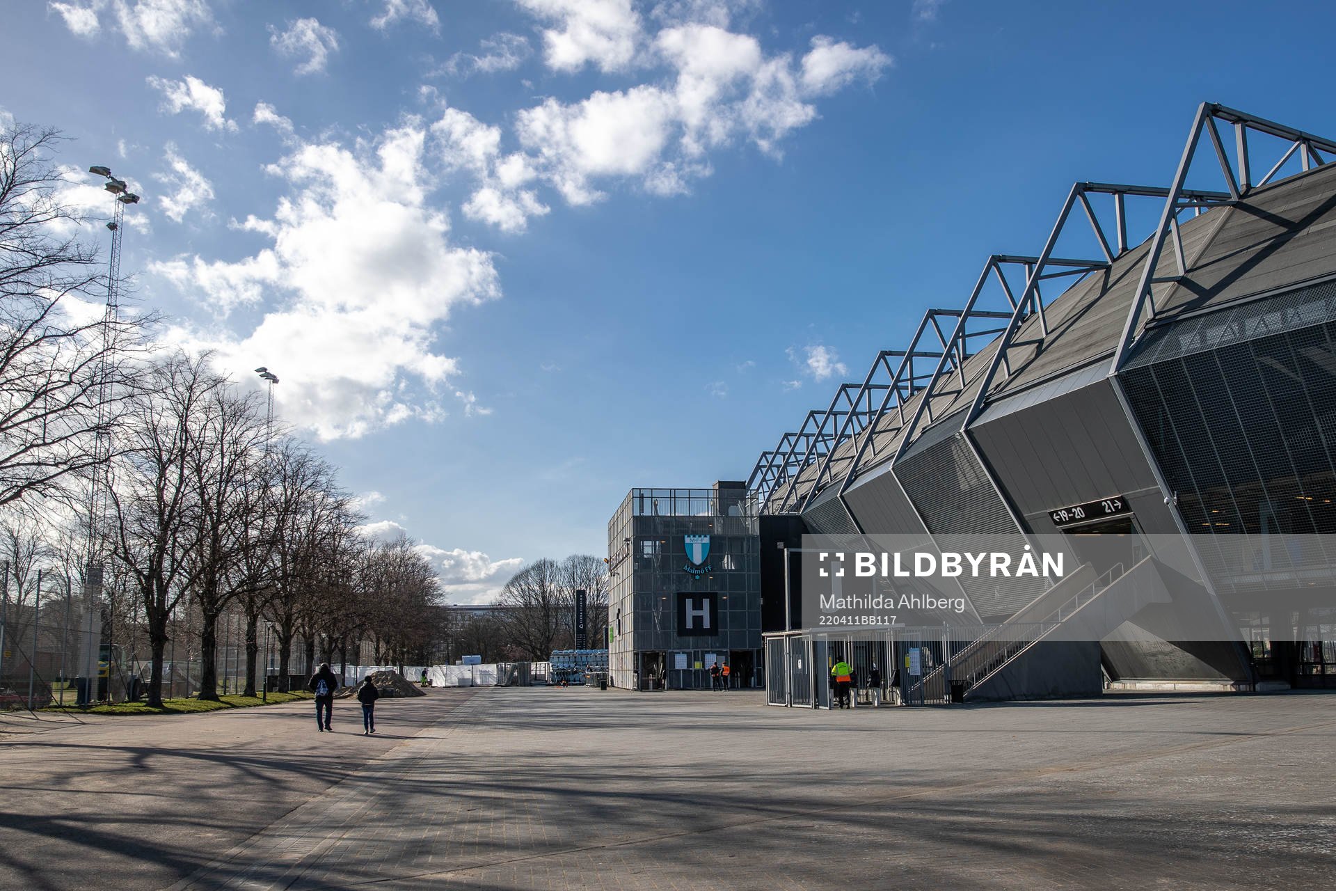 Exteriör av Eleda Stadion