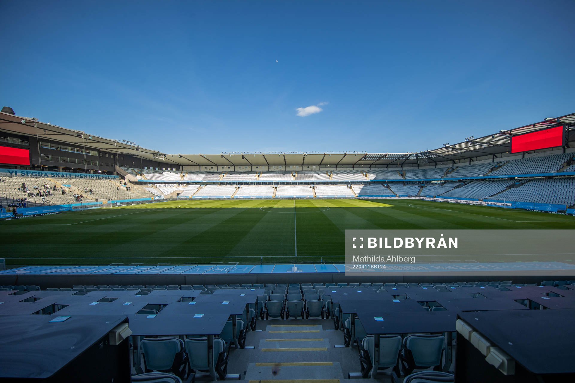 Interiör av Eleda Stadion