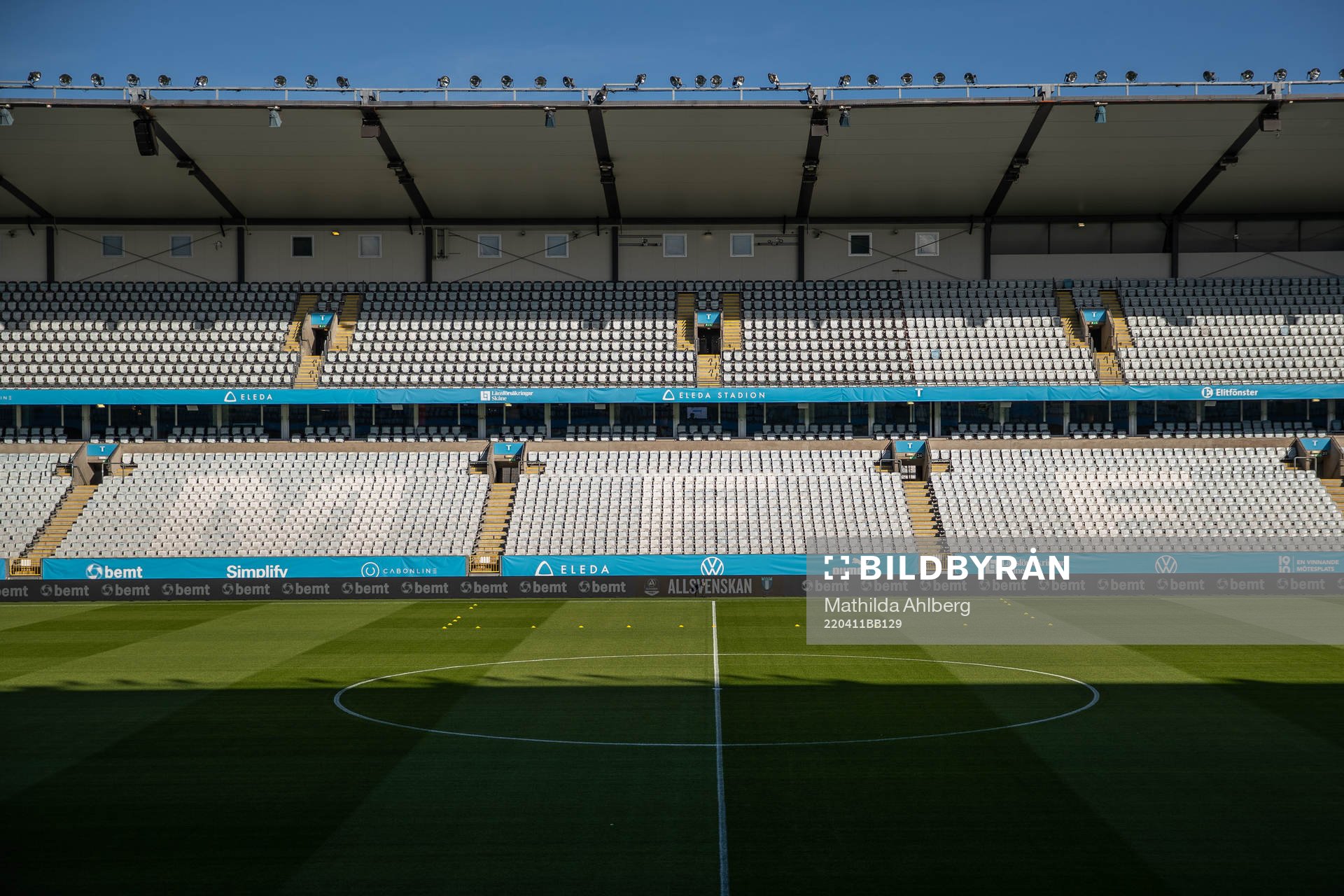 Interiör av Eleda Stadion