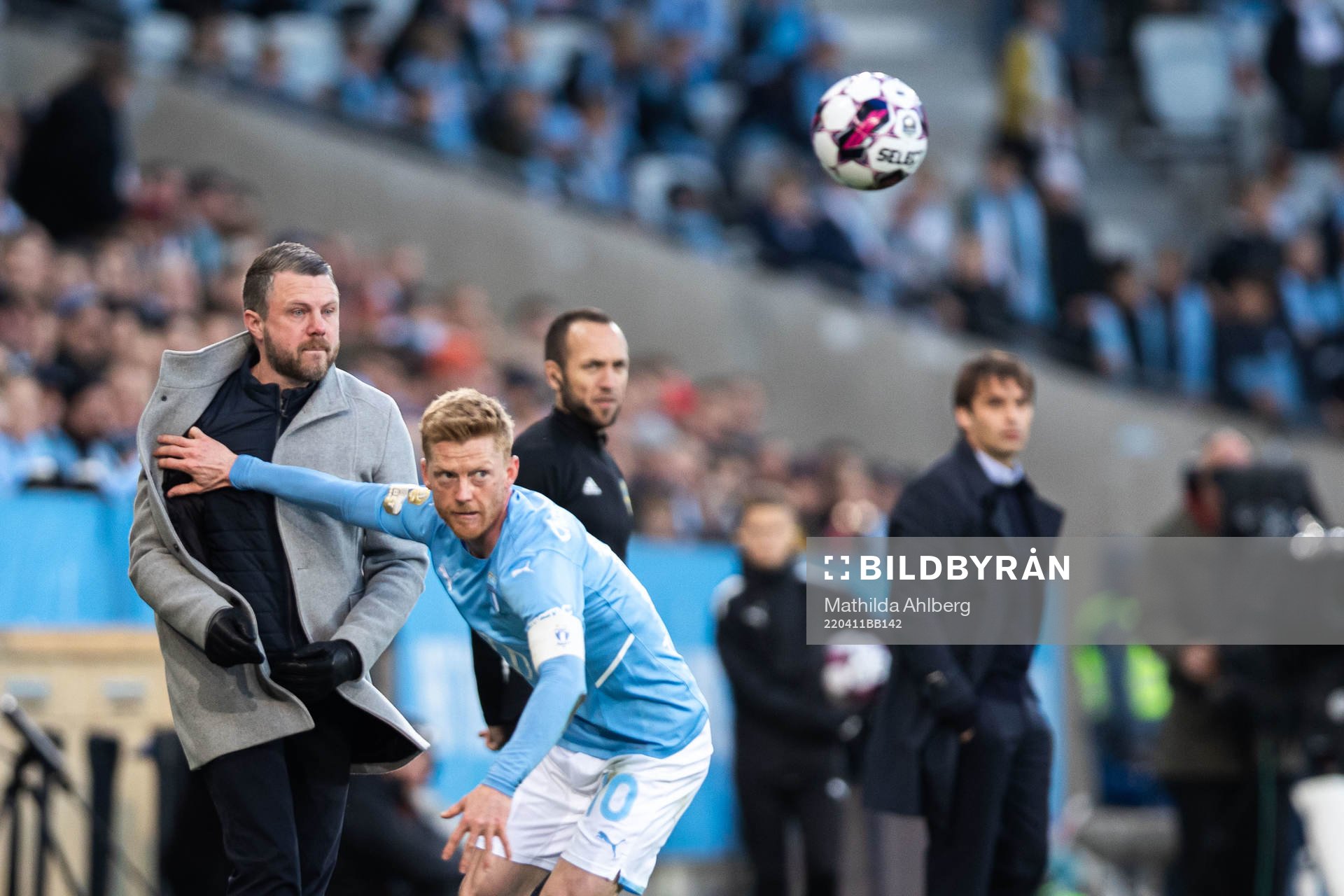 Elfsborgs manager Jimmy Thelin och Malmö FFs Anders