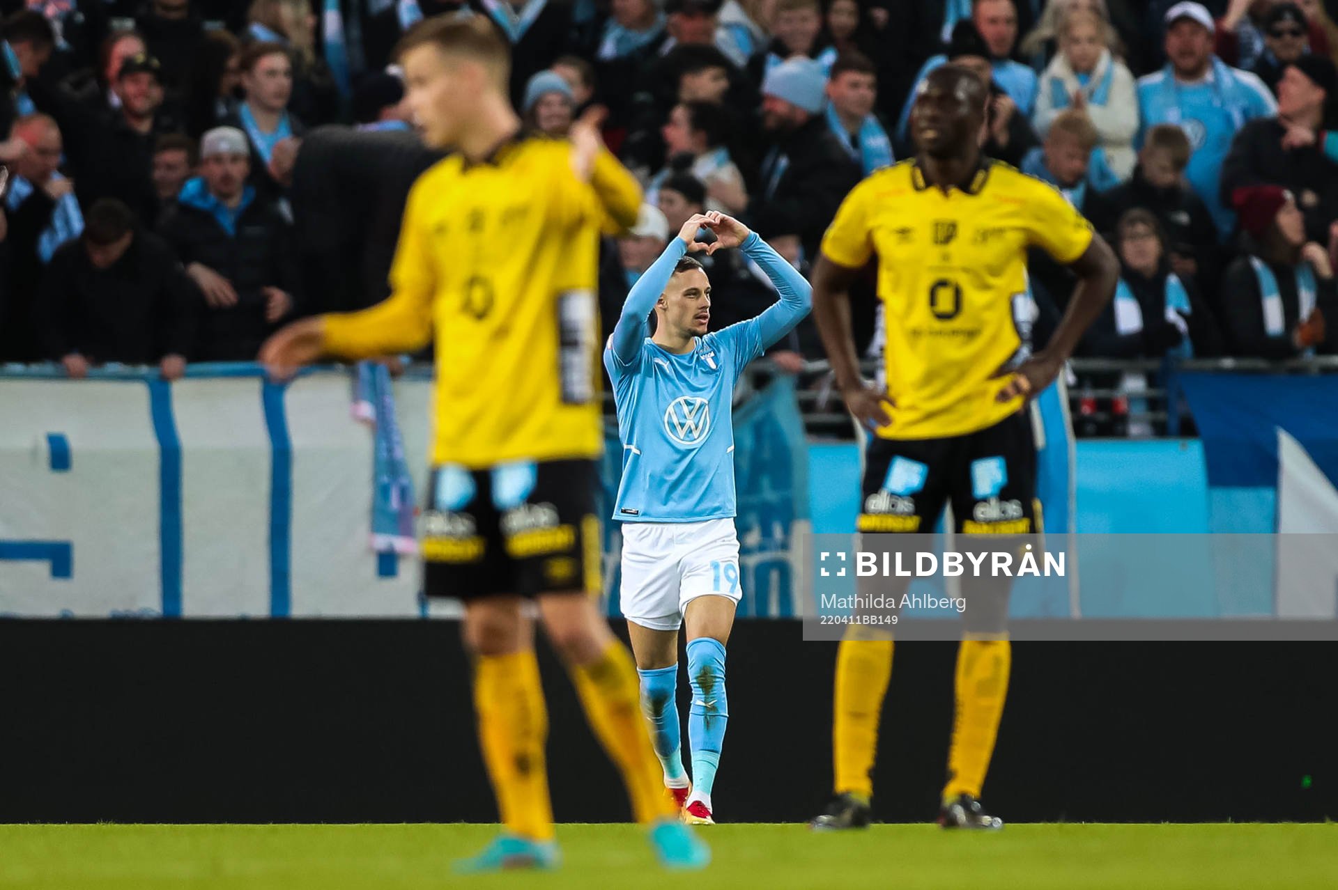 Malmö FFs Veljko Birmancevic jublar