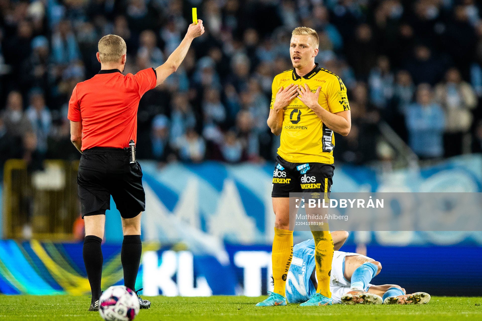 Domare Fredrik Klitte varnar Elfsborgs Per Frick