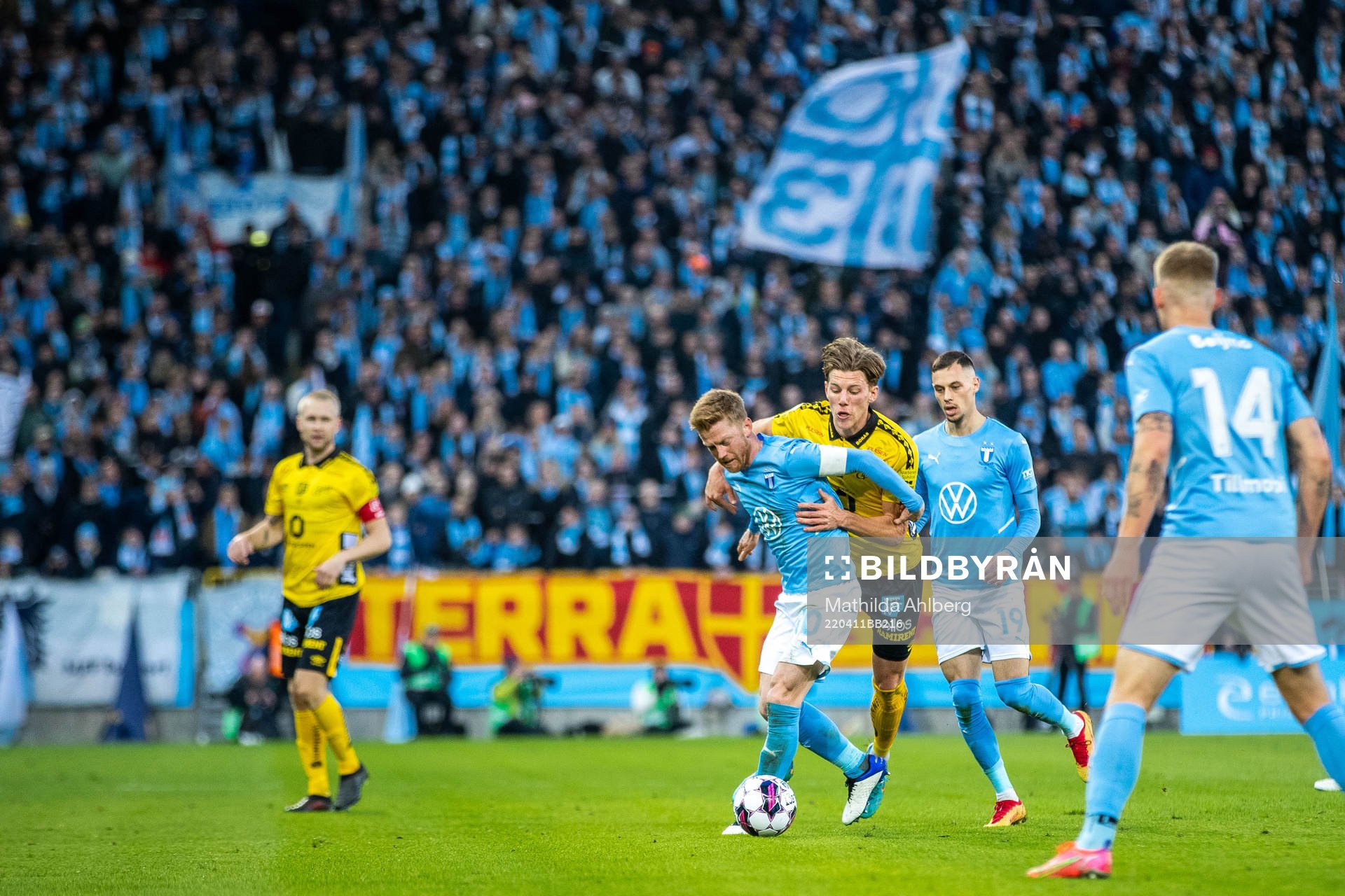 Malmö FFs Anders Christiansen och Elfsborgs Noah Söderberg