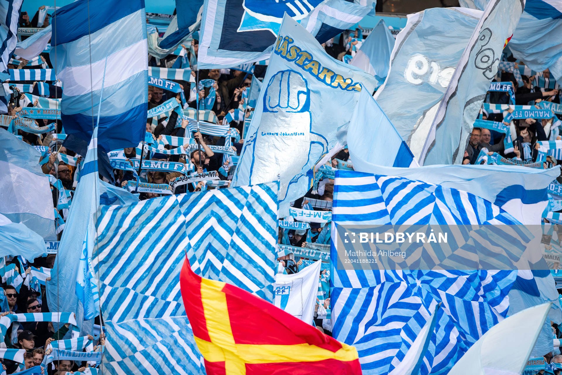 under fotbollsmatchen i Allsvenskan mellan Malmö FF och