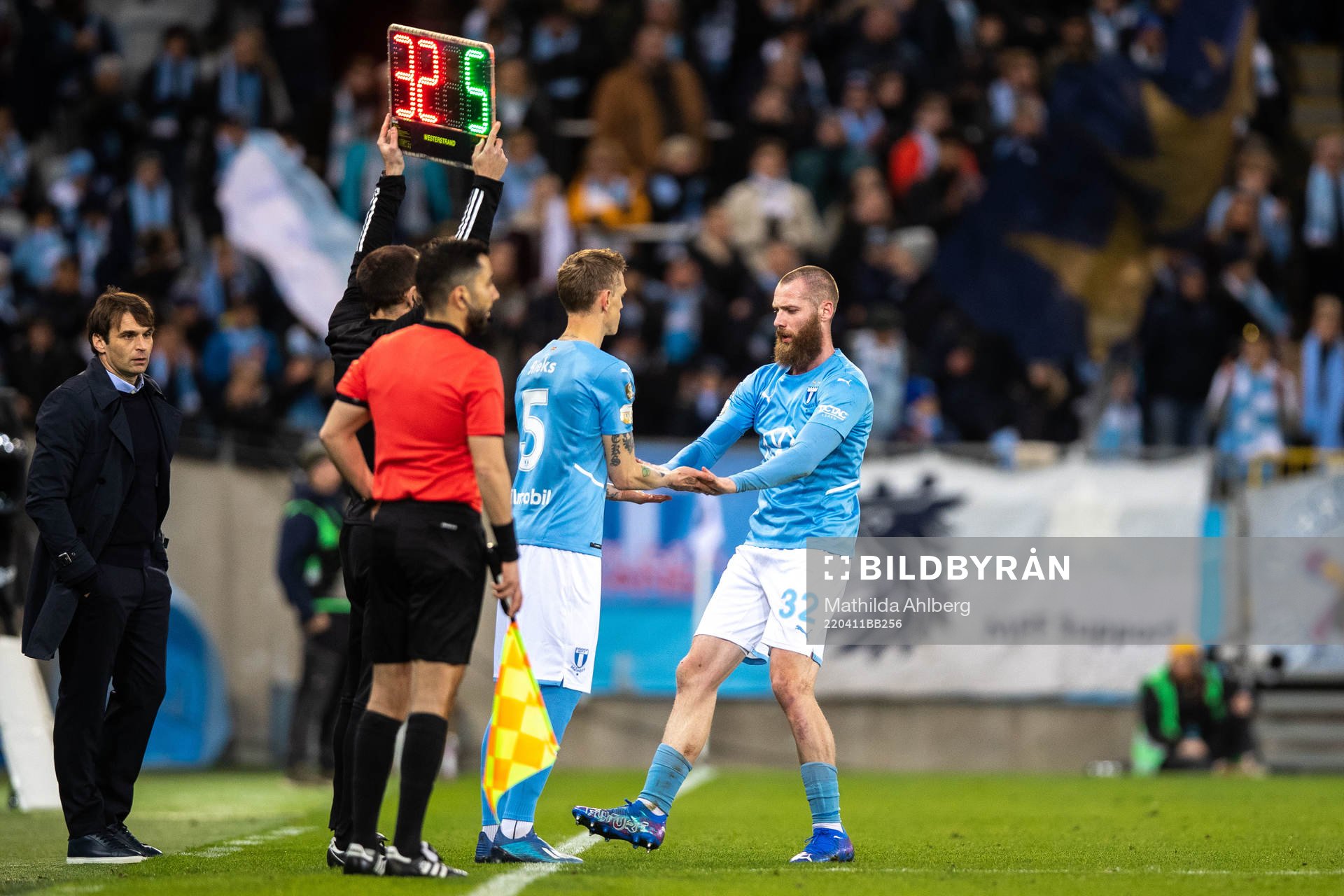 Malmö FFs Sören Rieks och Jo Inge Berget