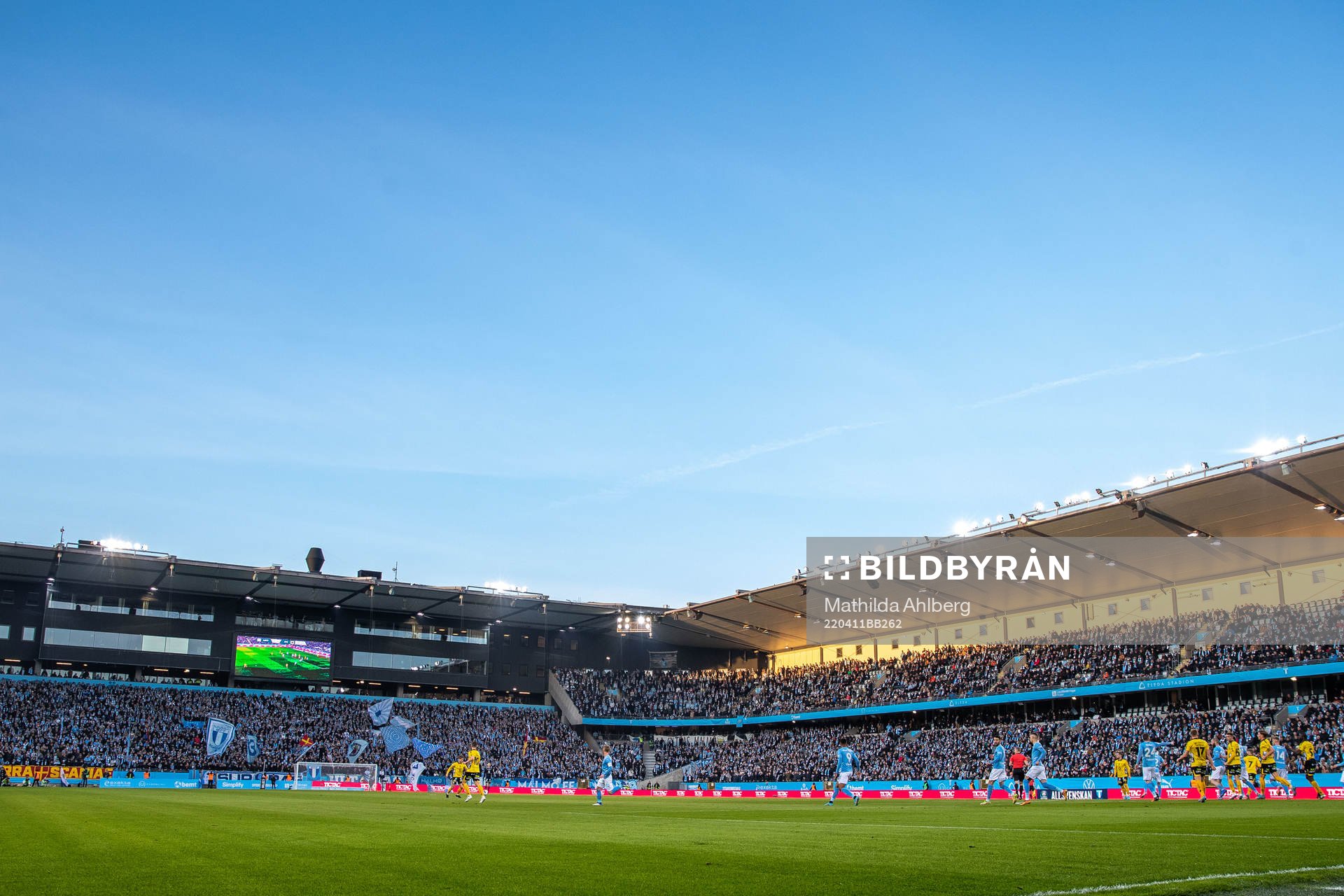 Interiör vy av Eleda Stadion