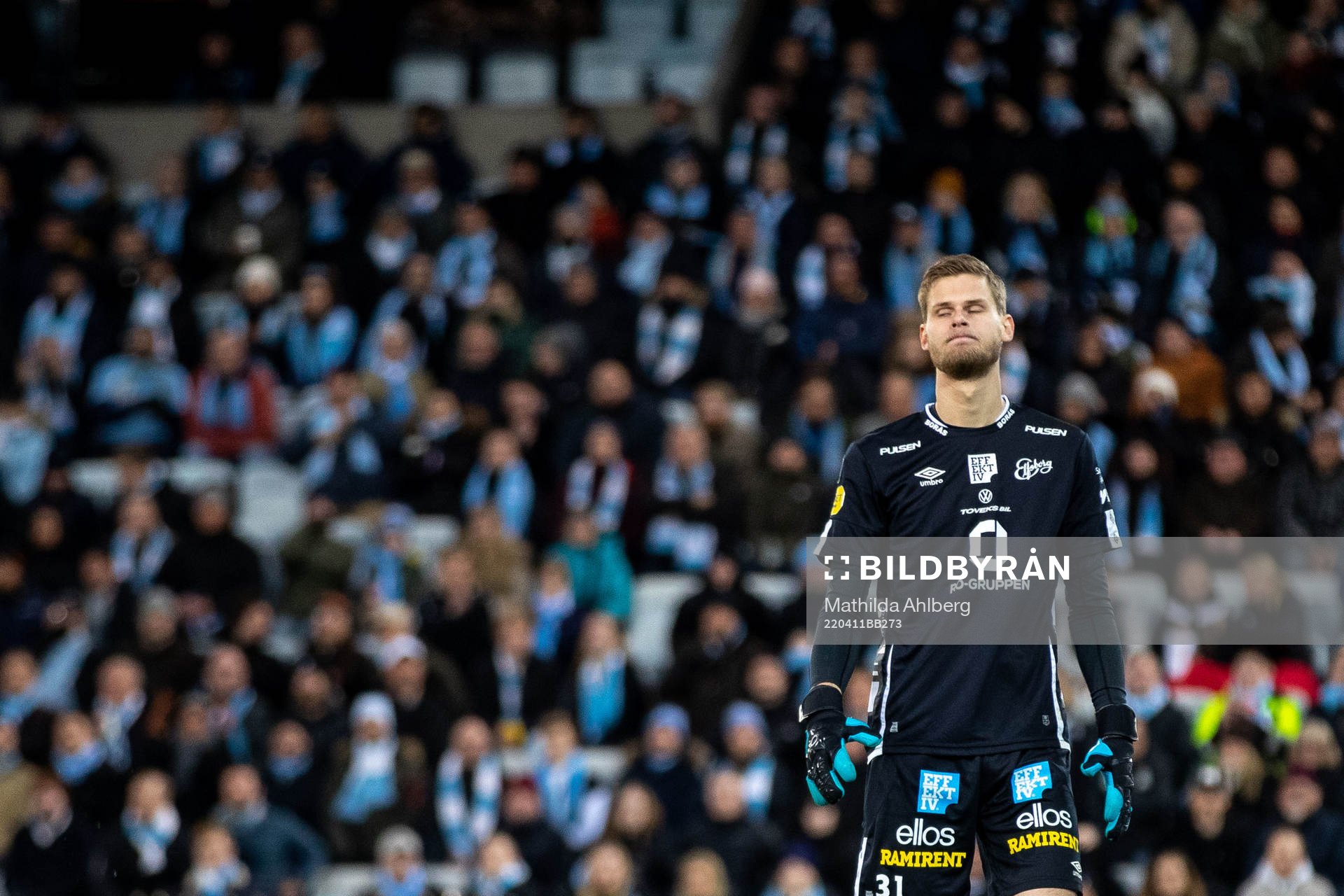 Elfsborgs målvakt Tim Rönning deppar