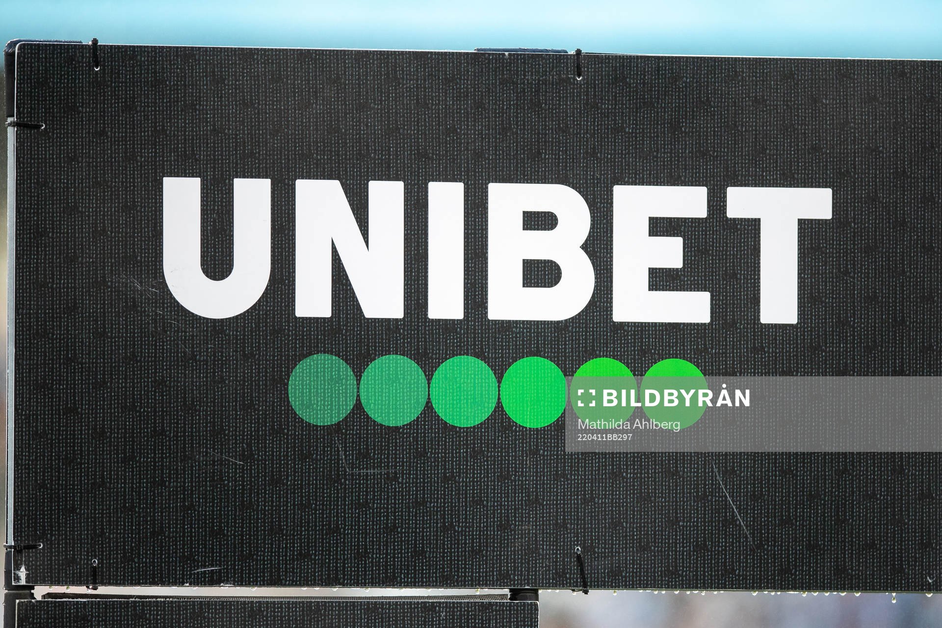 Unibet skylt