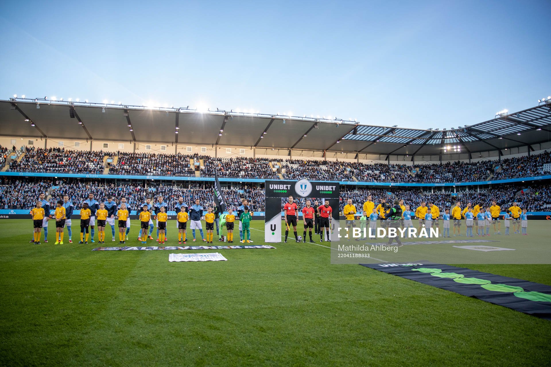 Malmö FFs och Elfsborgs spelare
