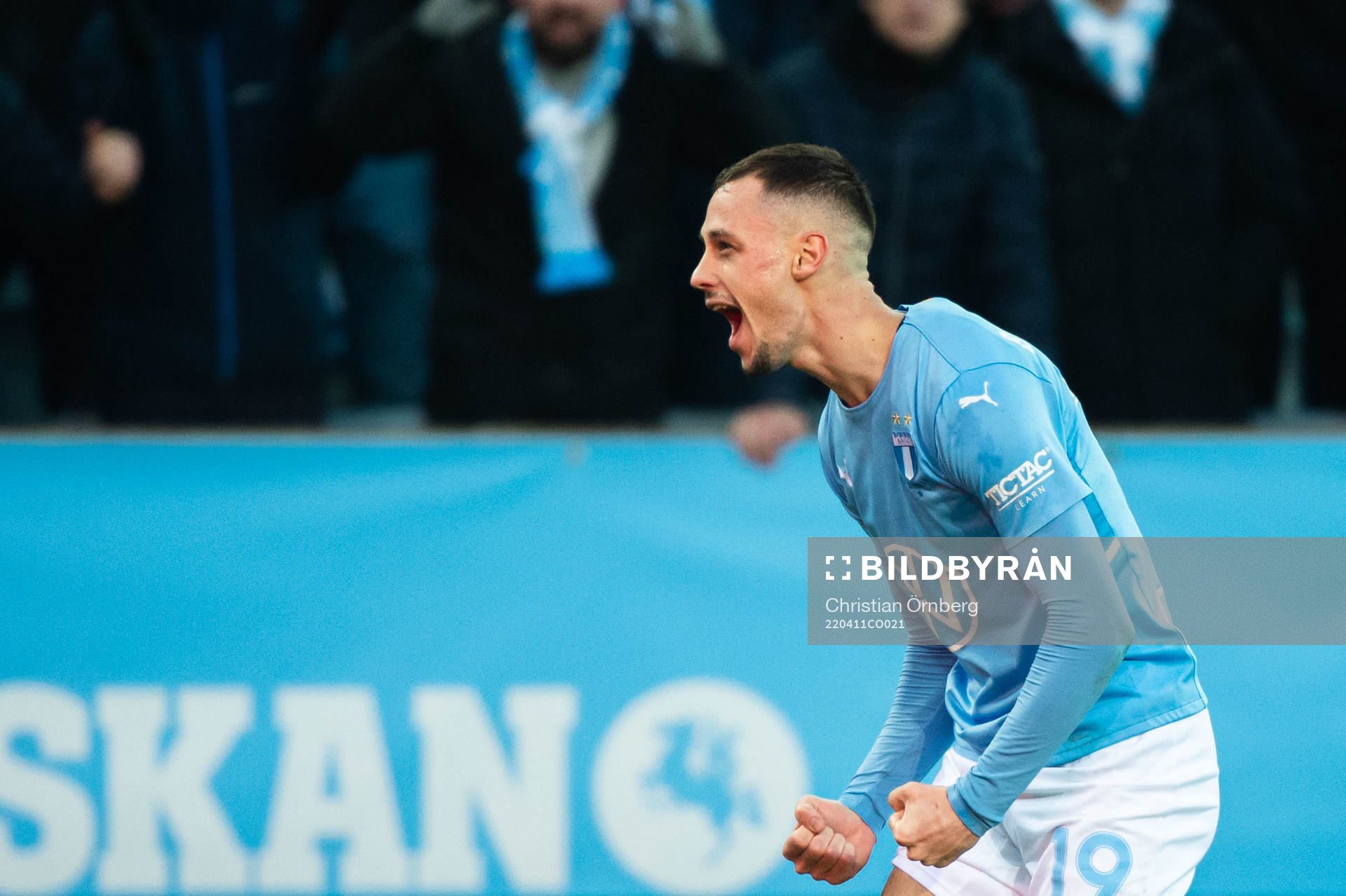 Malmö FFs Veljko Birmancevic jublar