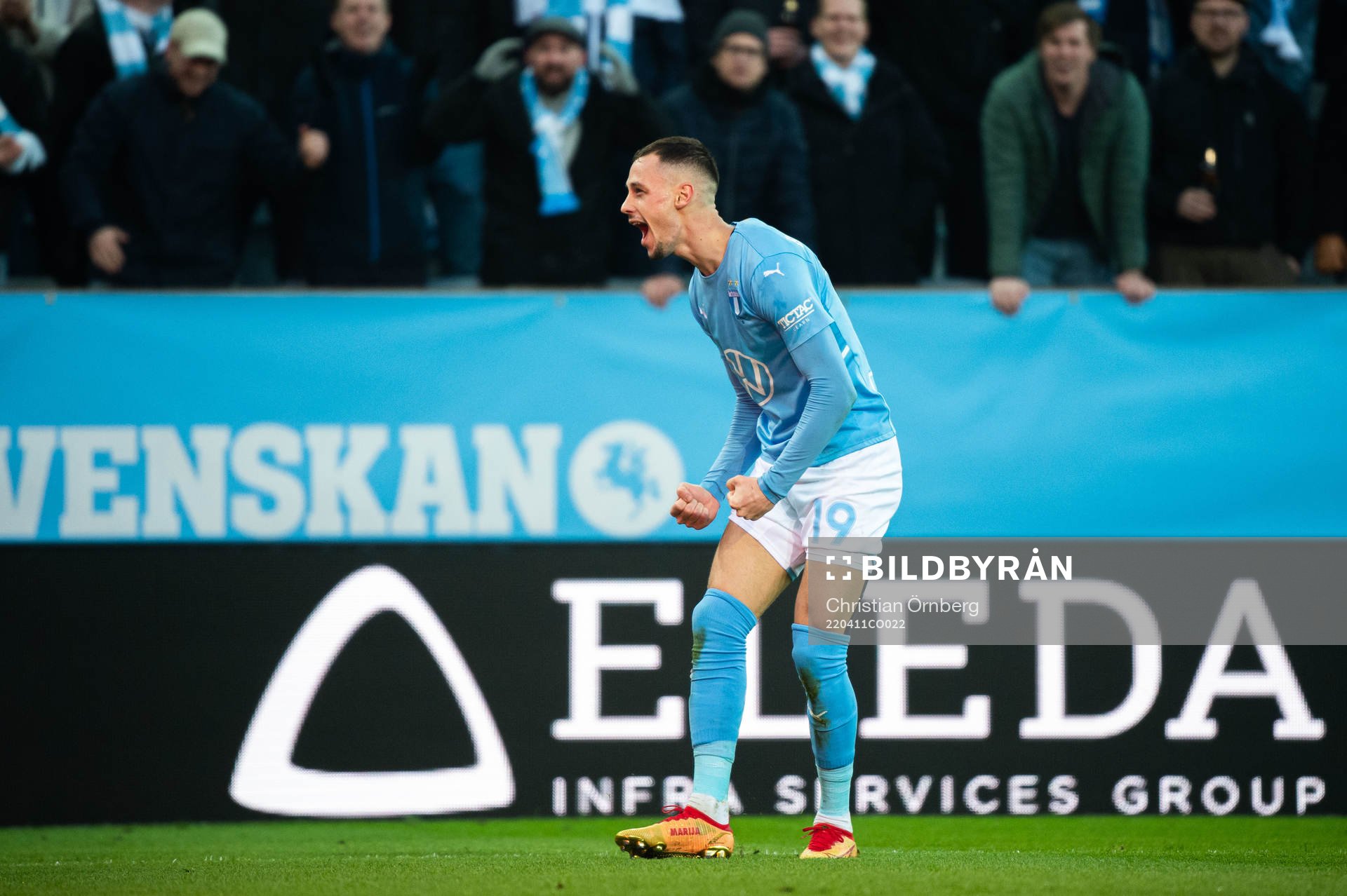 Malmö FFs Veljko Birmancevic jublar