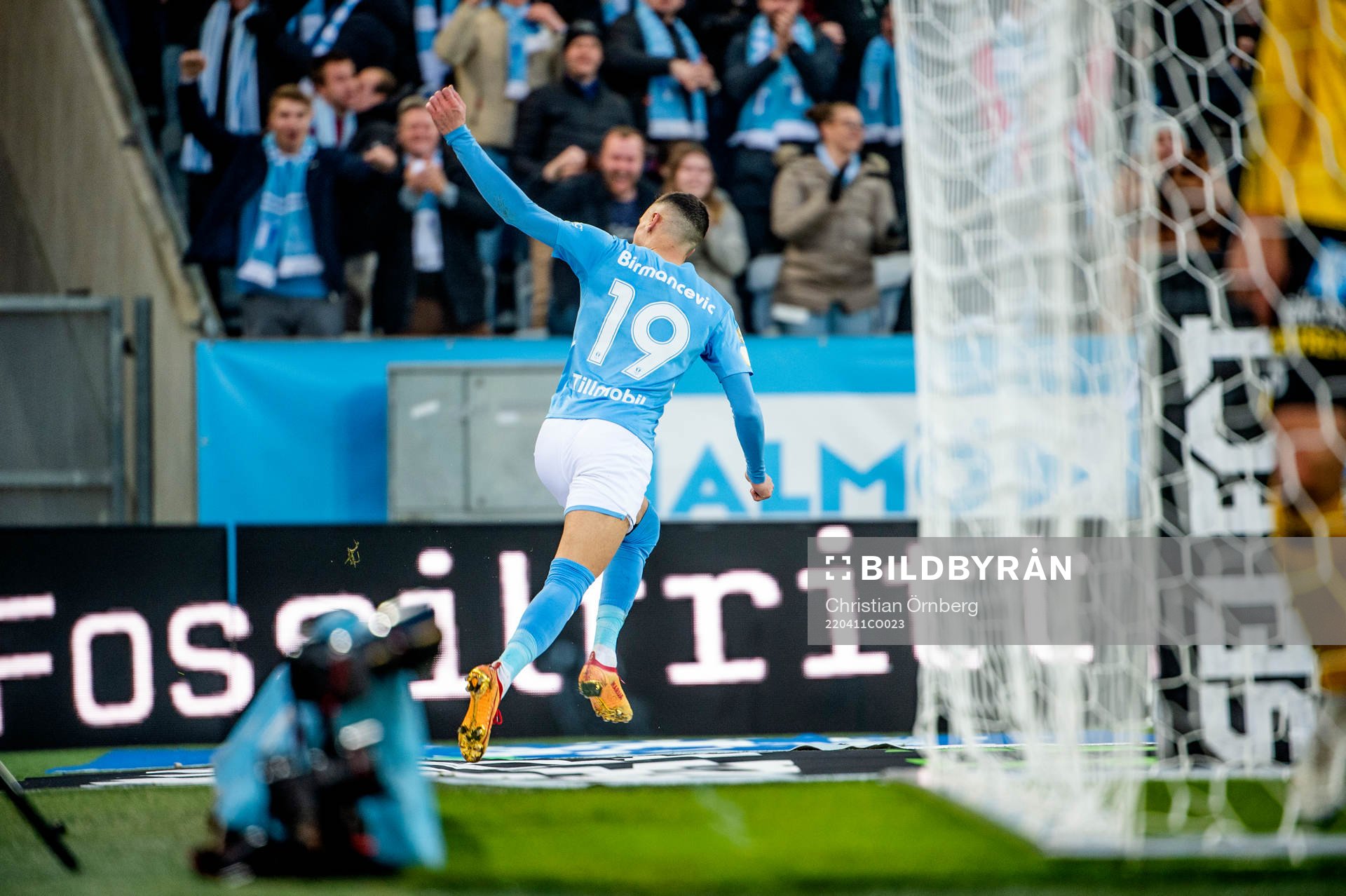 Malmö FFs Veljko Birmancevic jublar