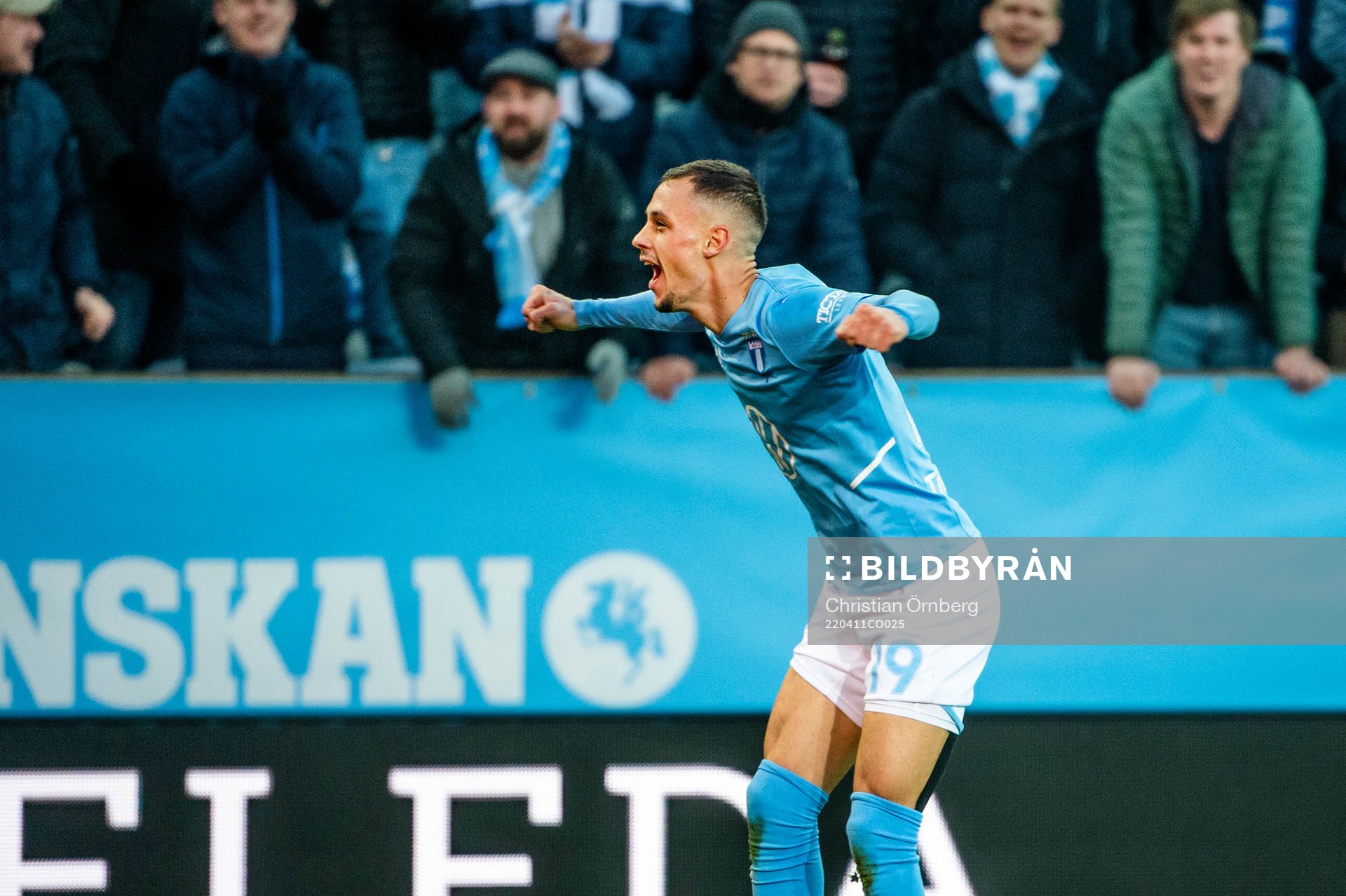 Malmö FFs Veljko Birmancevic jublar