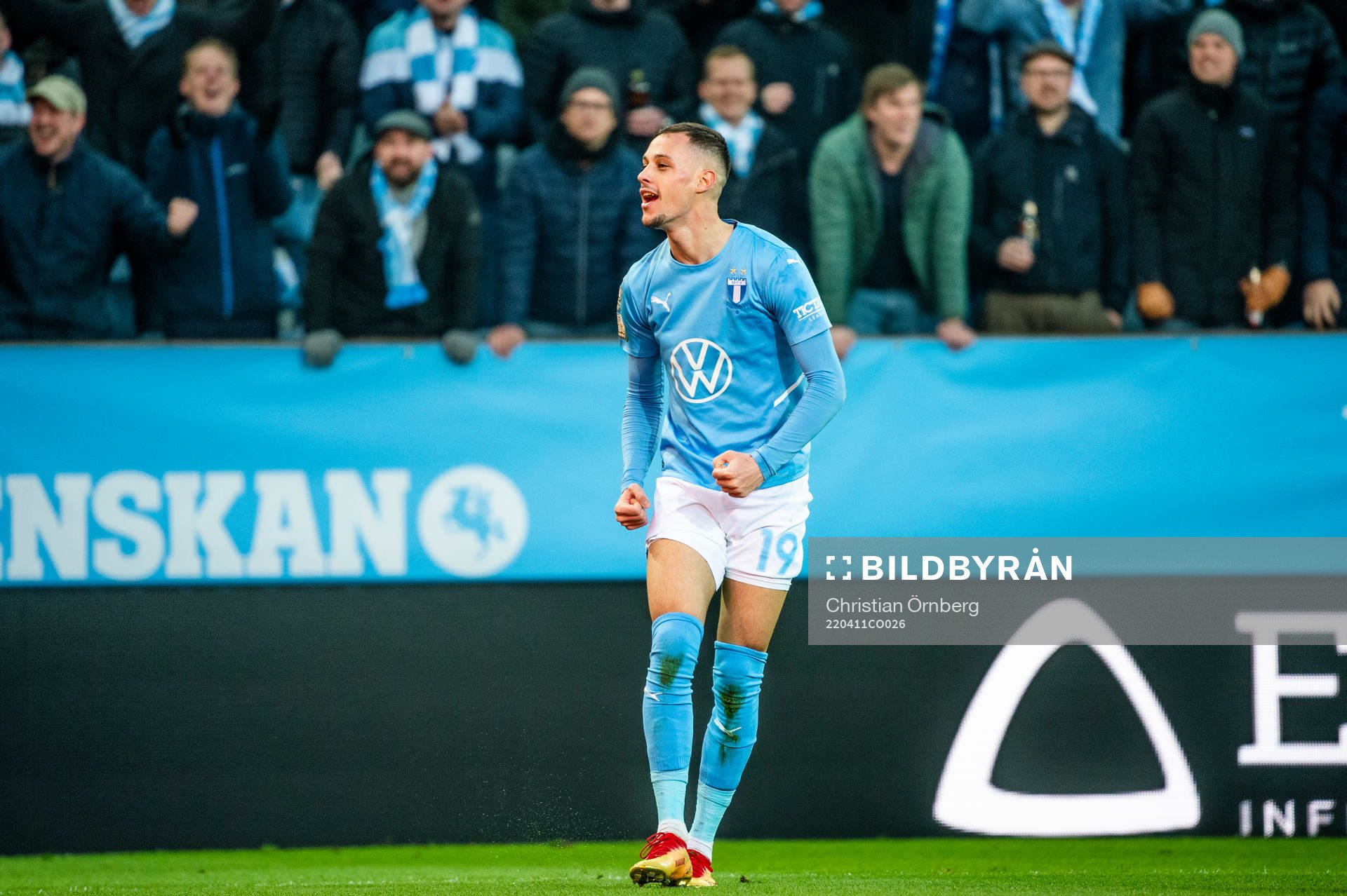 Malmö FFs Veljko Birmancevic jublar
