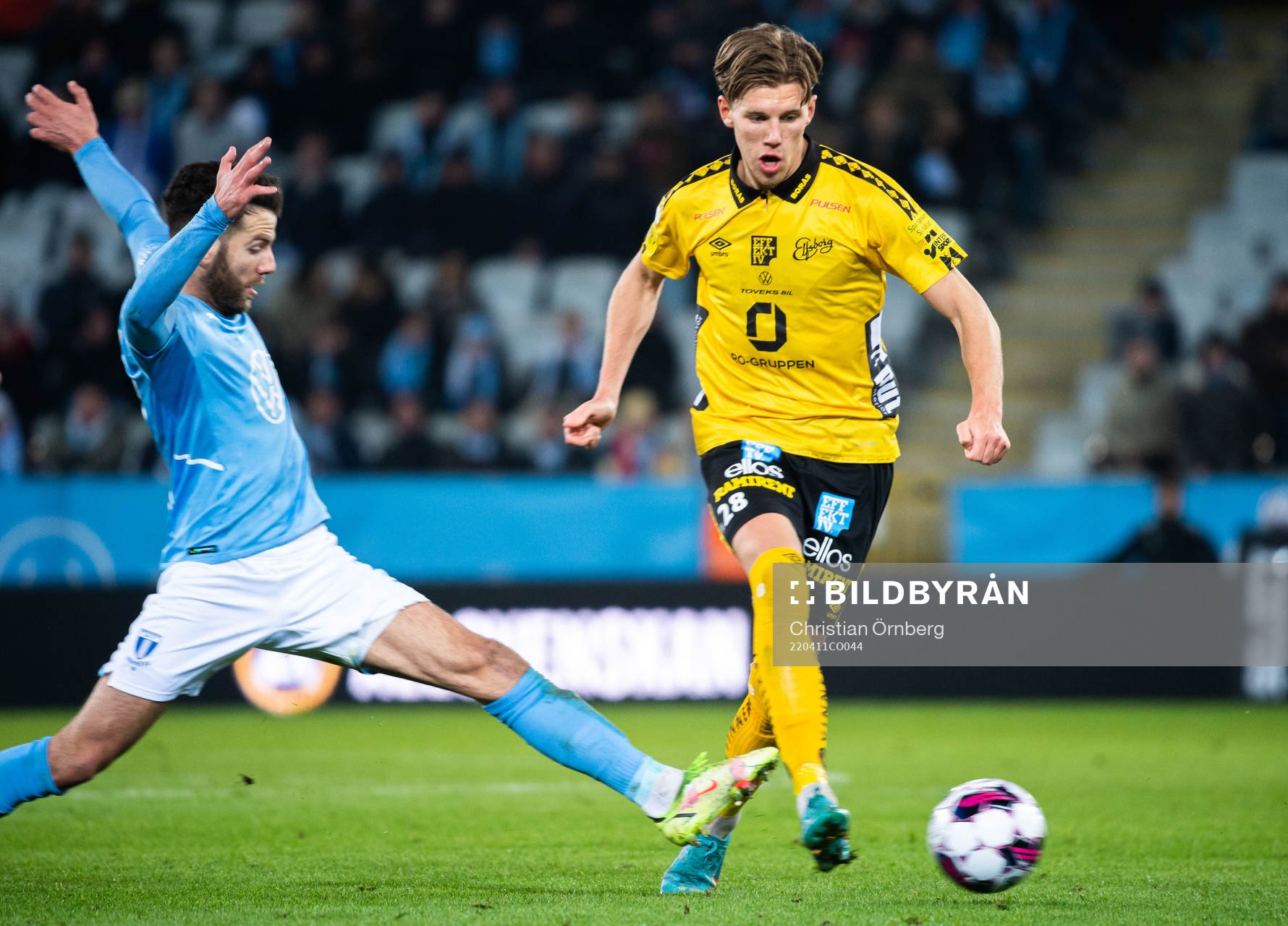 Malmö FFs Erdal Rakip och Elfsborgs Noah Söderberg