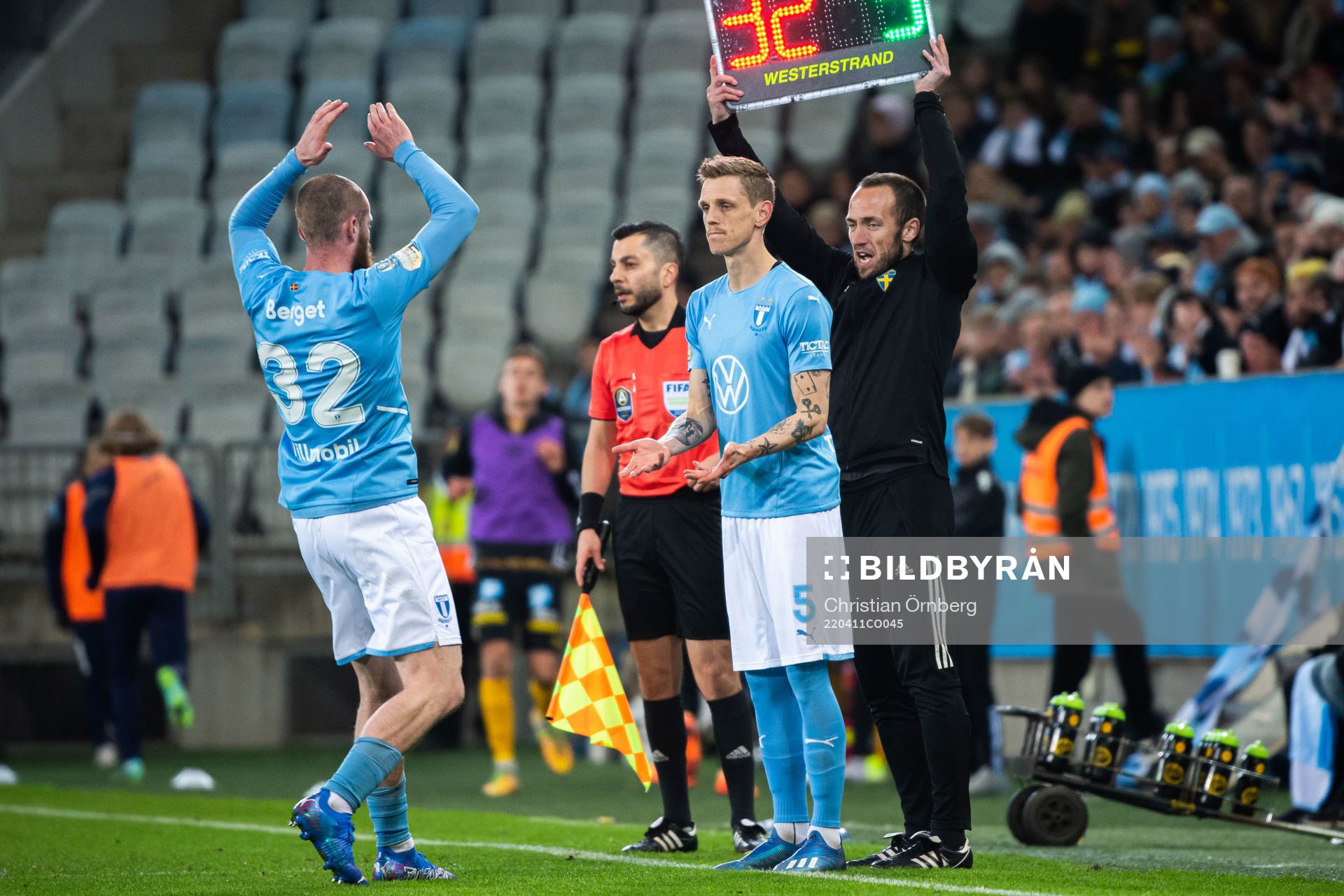 Malmö FFs Jo Inge Berget och Sören Rieks
