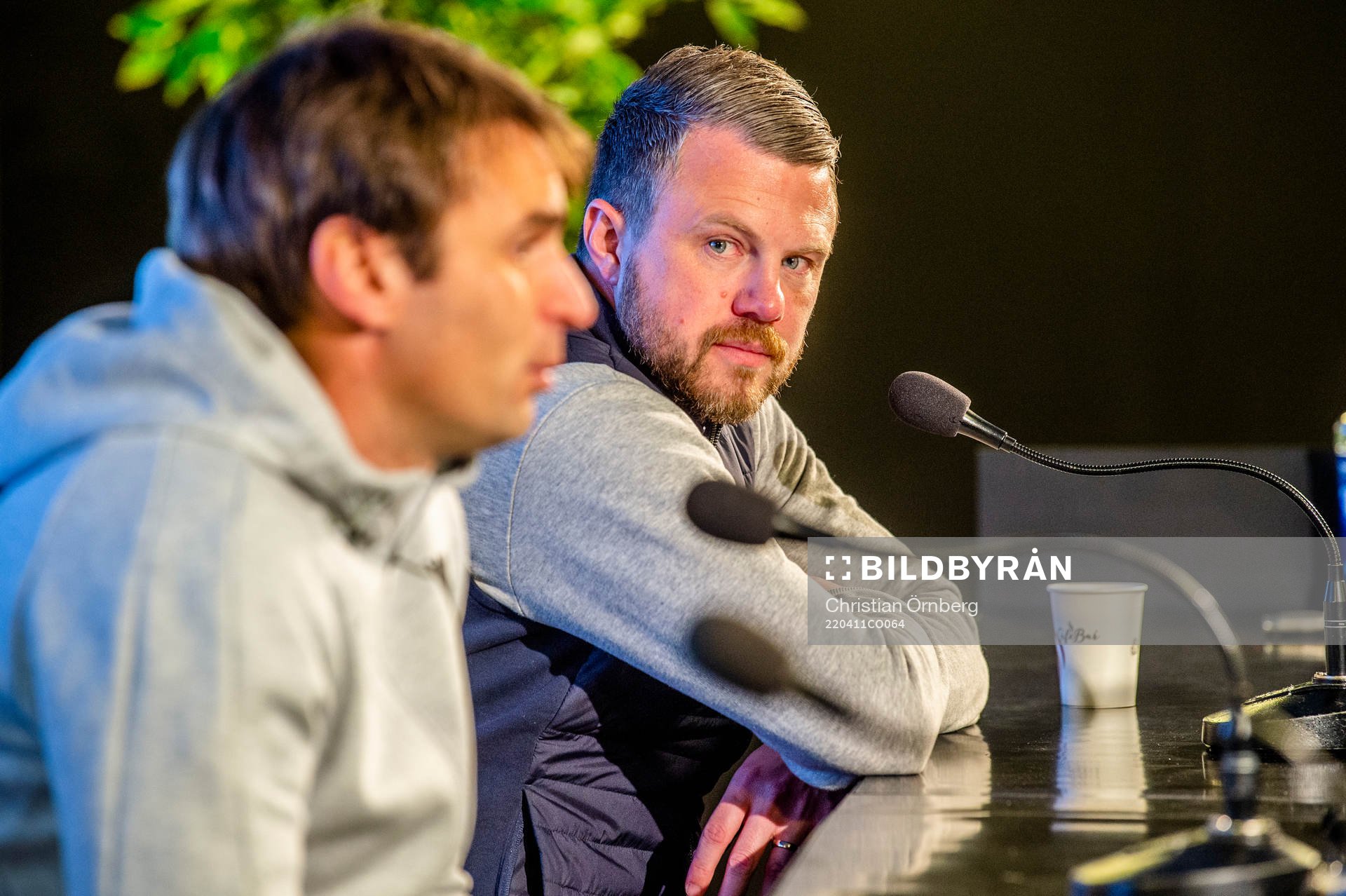 Malmö FFs tränare Milos Milojevic och Elfsborgs manager
