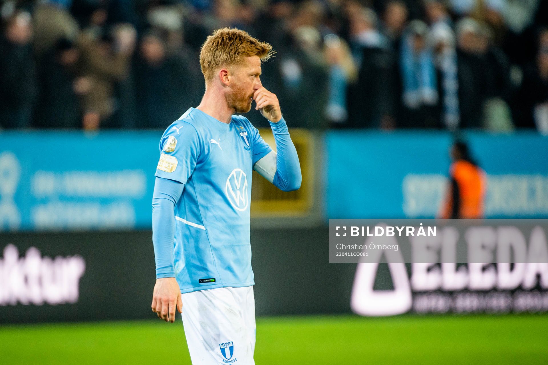 Malmö FFs Anders Christiansen deppar