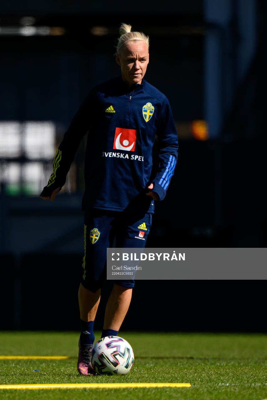 Caroline Seger of the Swedish women's national football team