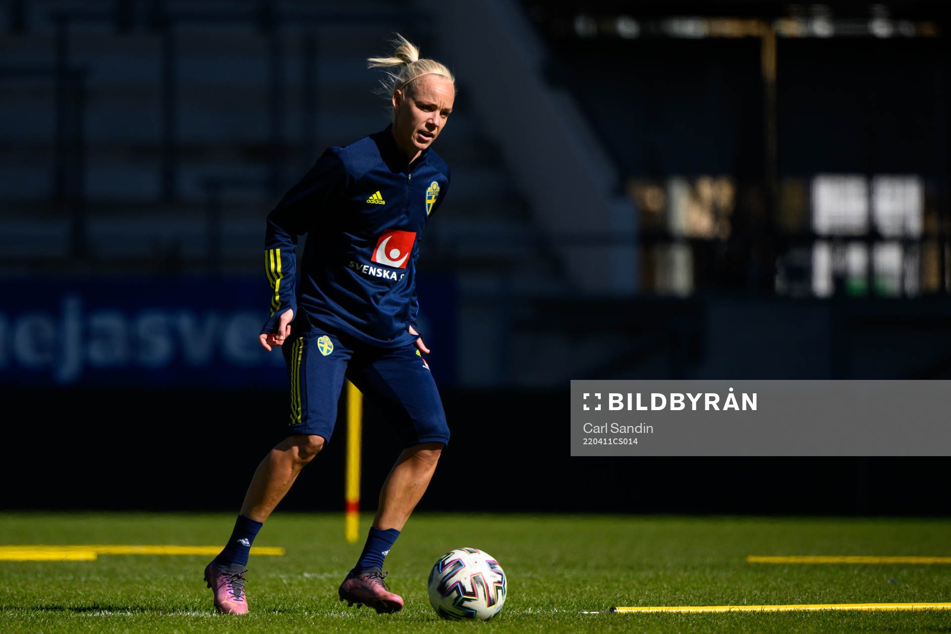 Caroline Seger of the Swedish women's national football team