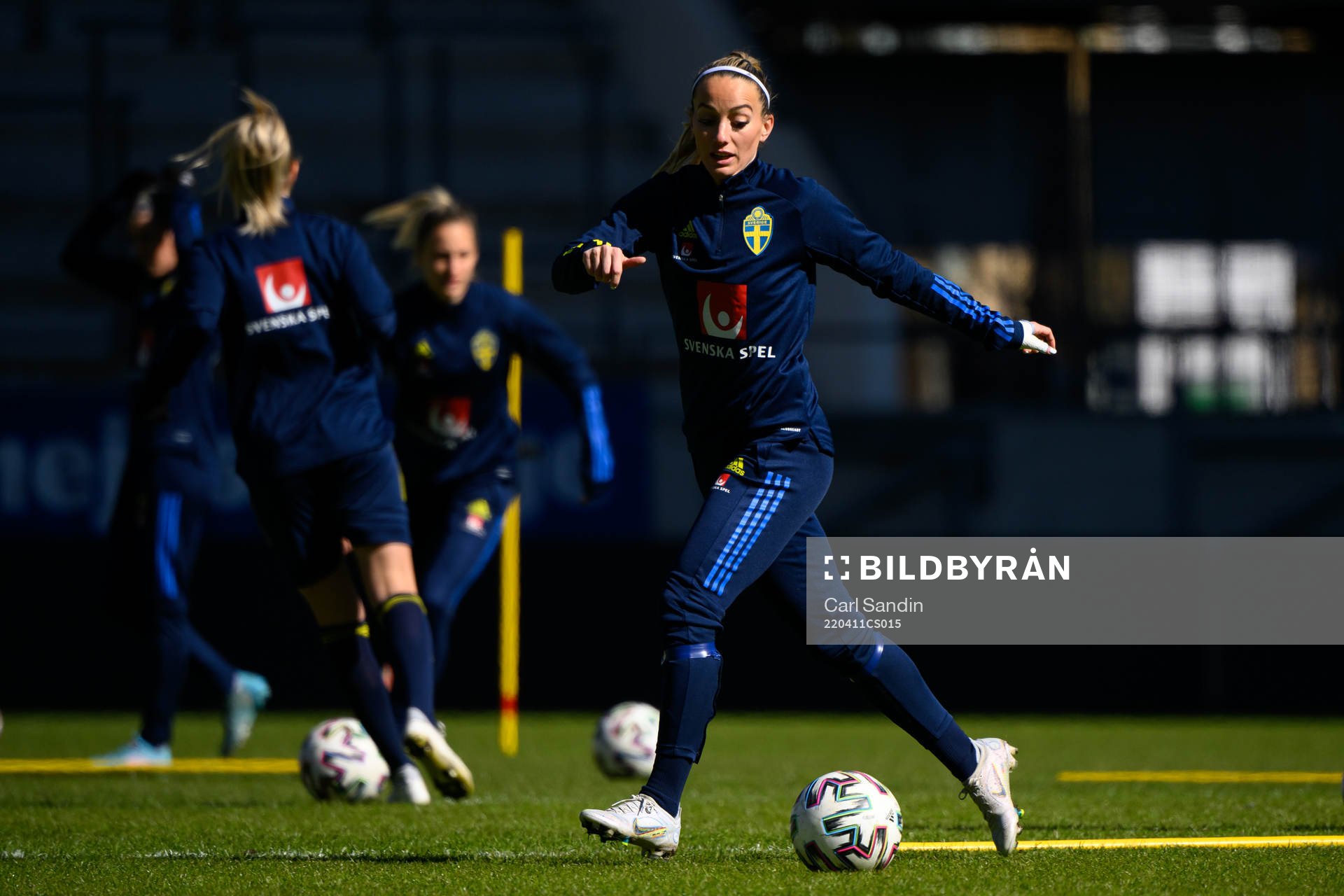 Kosovare Asllani of the Swedish women's national football