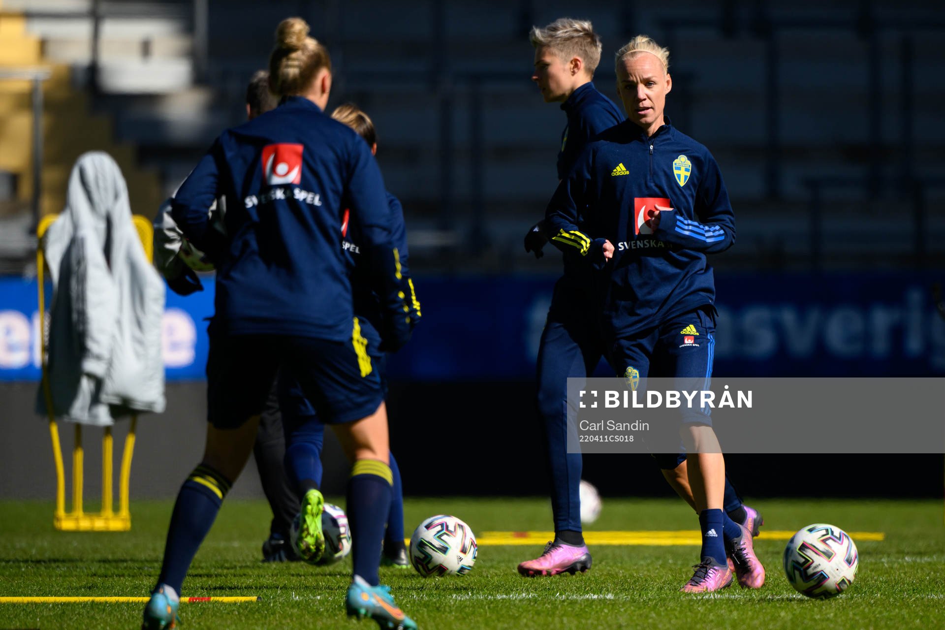Caroline Seger of the Swedish women's national football team